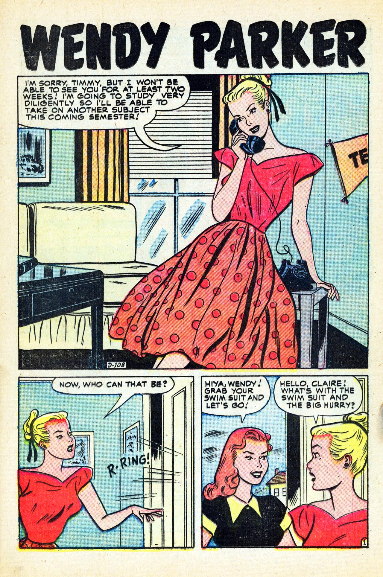 Read online Patsy and Hedy comic -  Issue #19 - 20