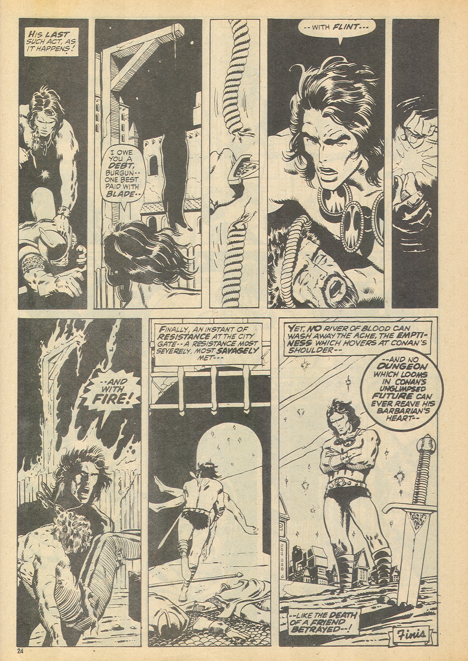 Read online The Savage Sword of Conan (1975) comic -  Issue #10 - 24
