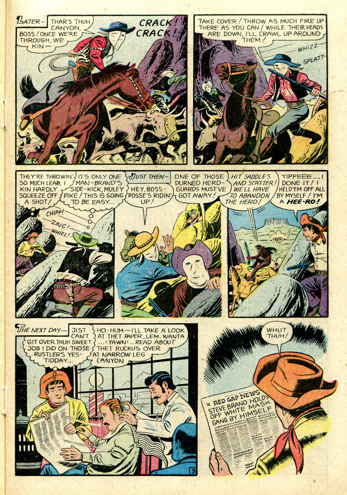 Read online Charles Starrett as The Durango Kid comic -  Issue #32 - 29