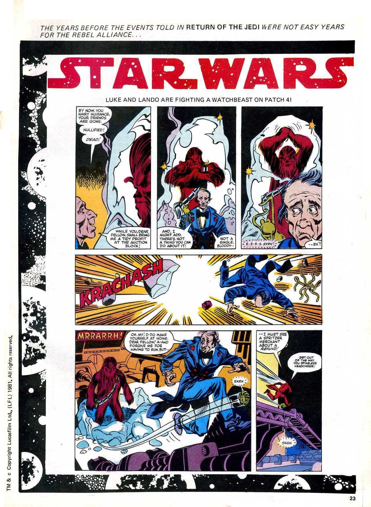 Read online Return of the Jedi comic -  Issue #107 - 23