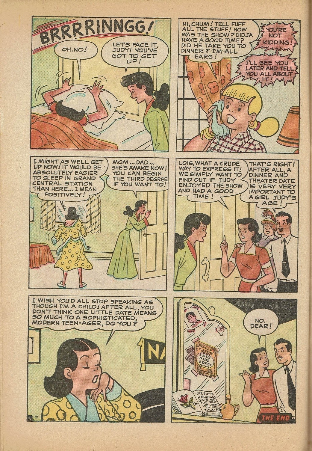Read online Junior Miss (1947) comic -  Issue #38 - 36