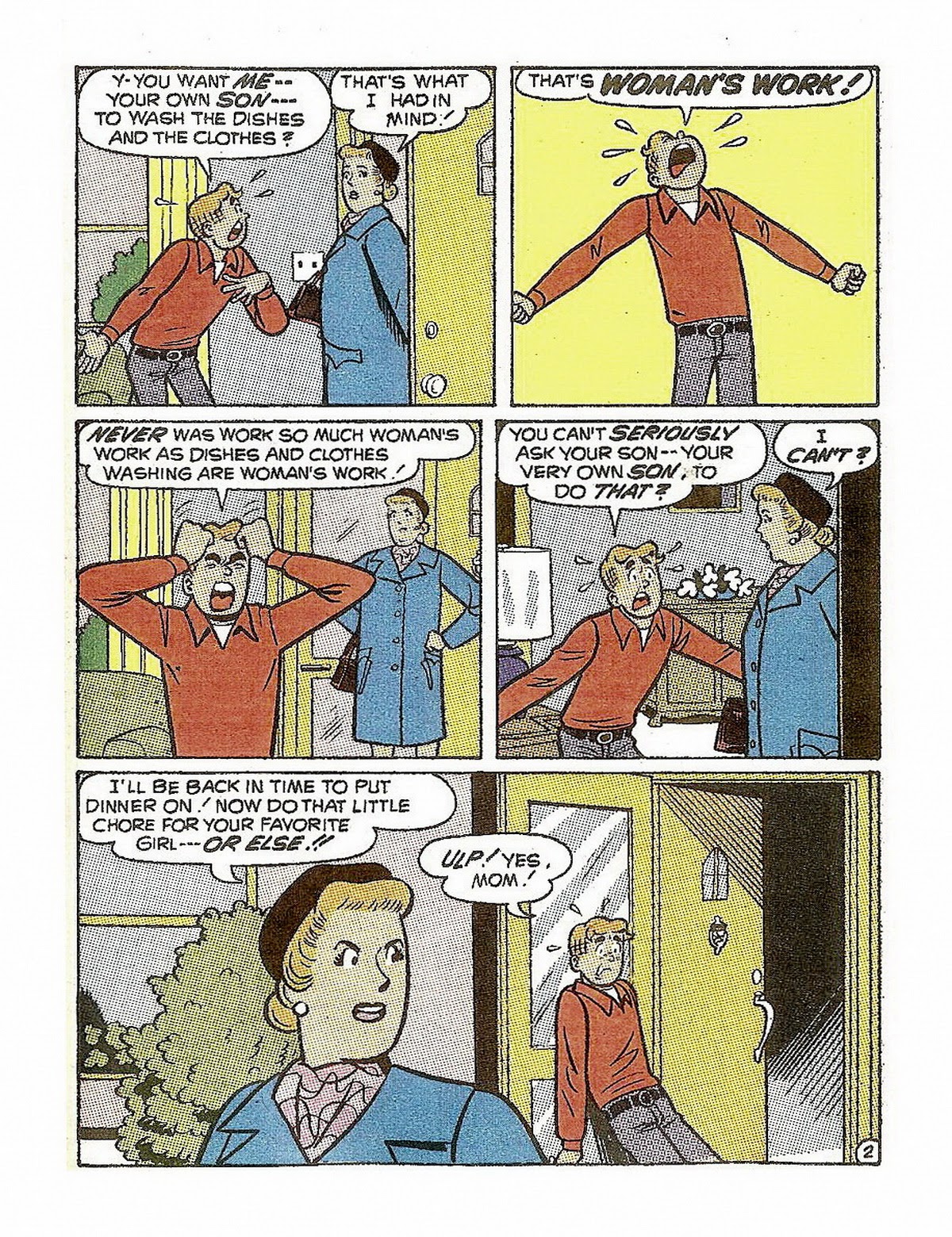 Read online Archie's Double Digest Magazine comic -  Issue #57 - 136