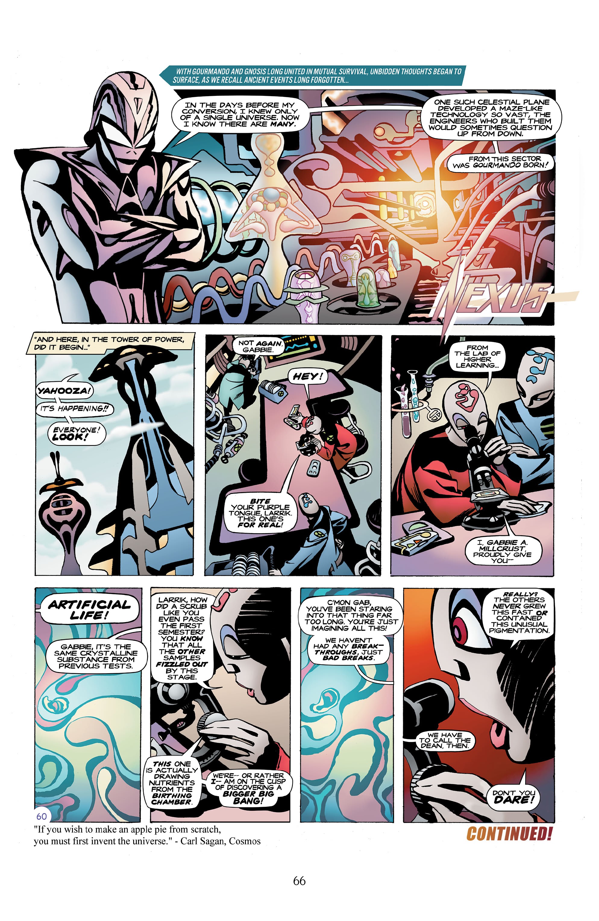 Read online Nexus Newspaper Strips: The Coming of Gourmando comic -  Issue # TPB (Part 1) - 65