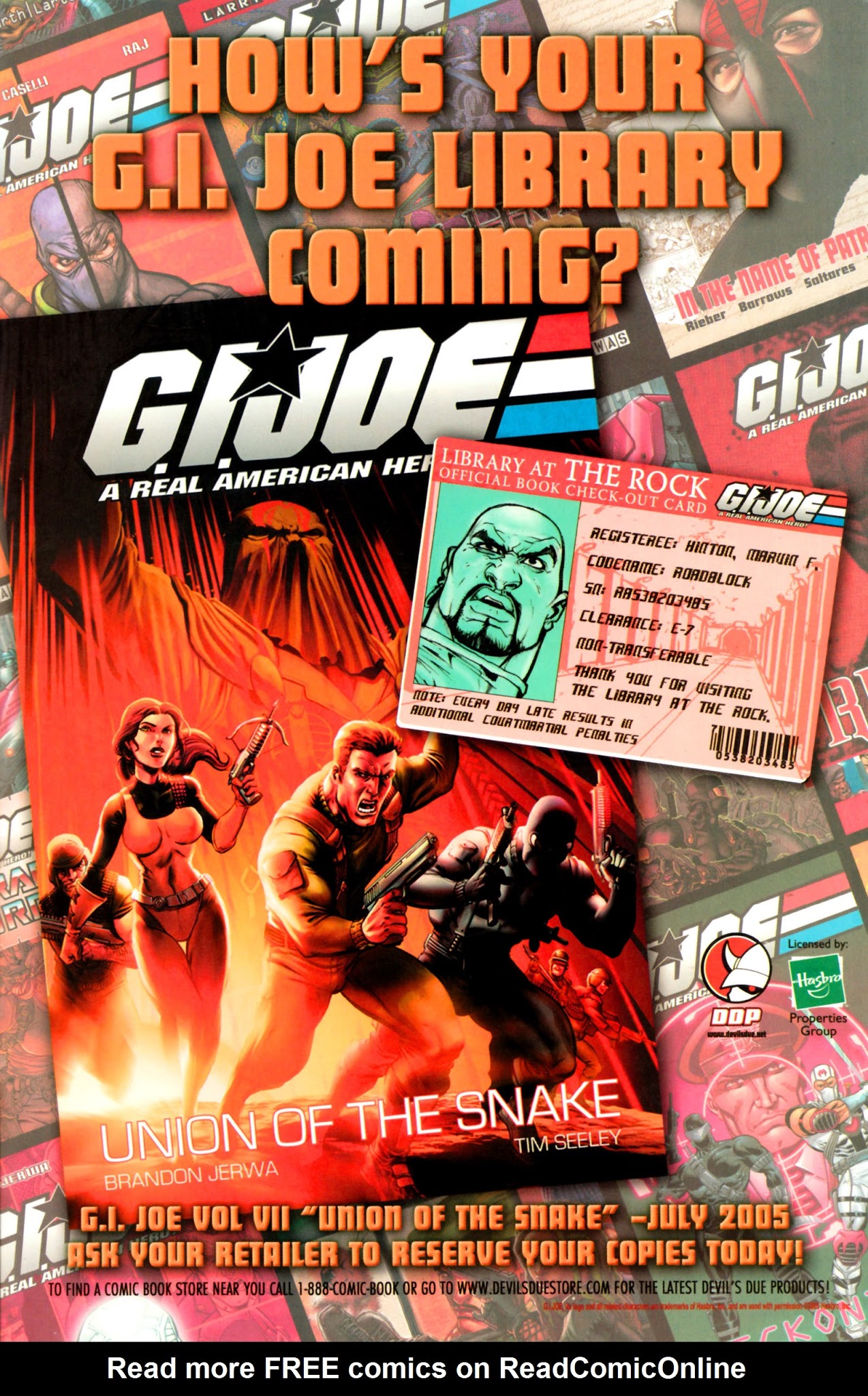 Read online G.I. Joe (2005) comic -  Issue #1 - 36