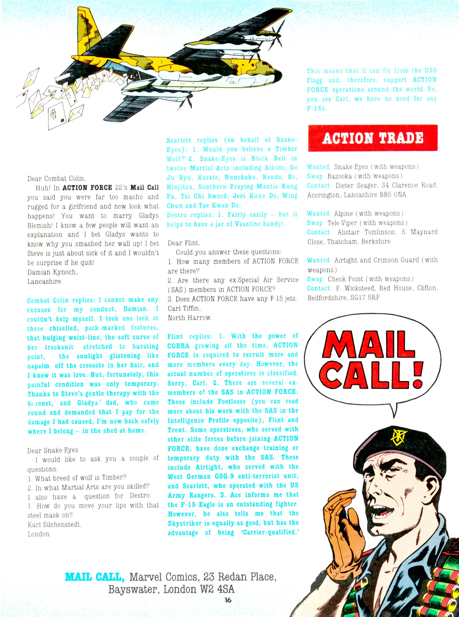 Read online Action Force comic -  Issue #48 - 16