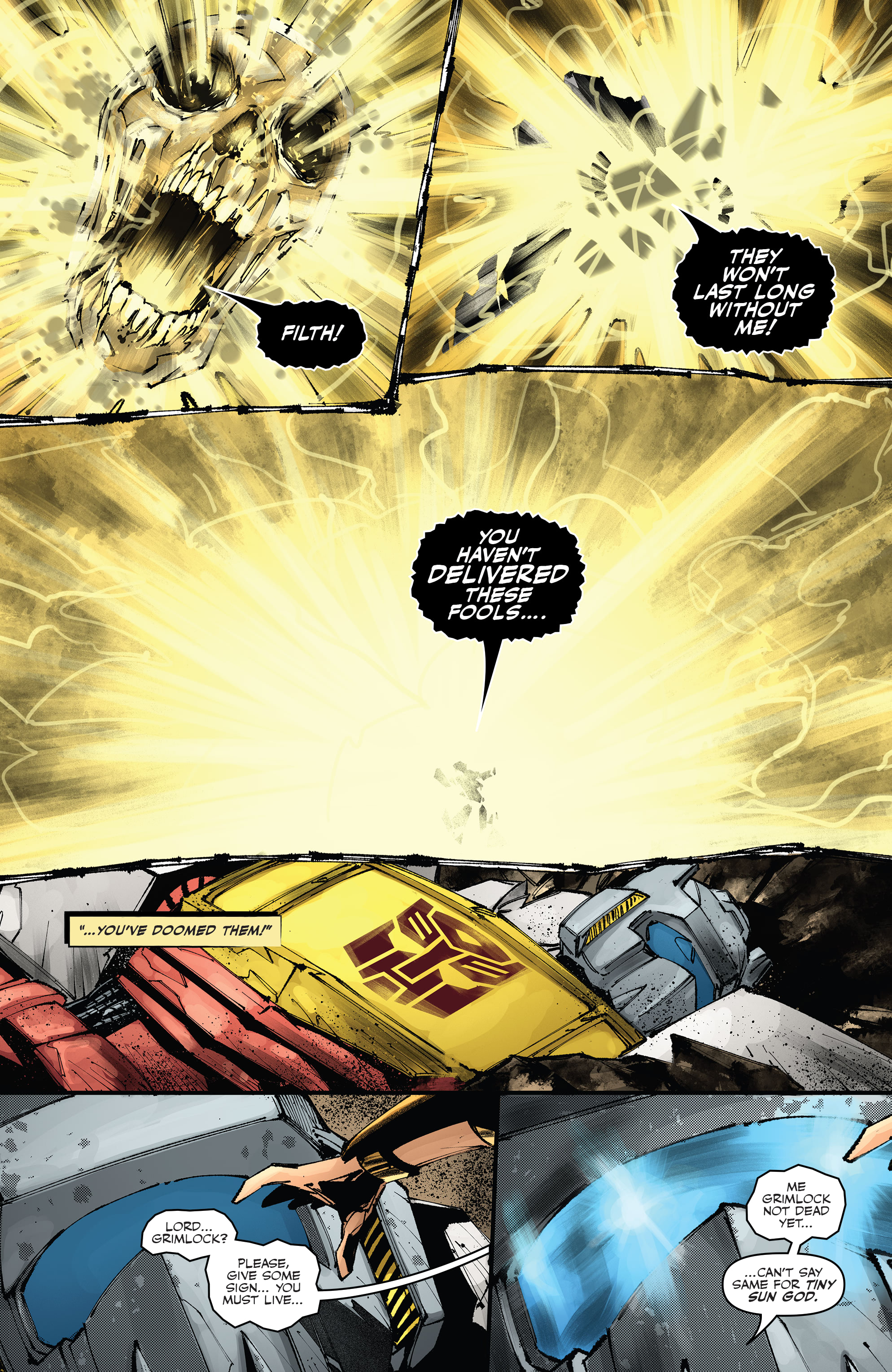 Read online Transformers: King Grimlock comic -  Issue #5 - 16