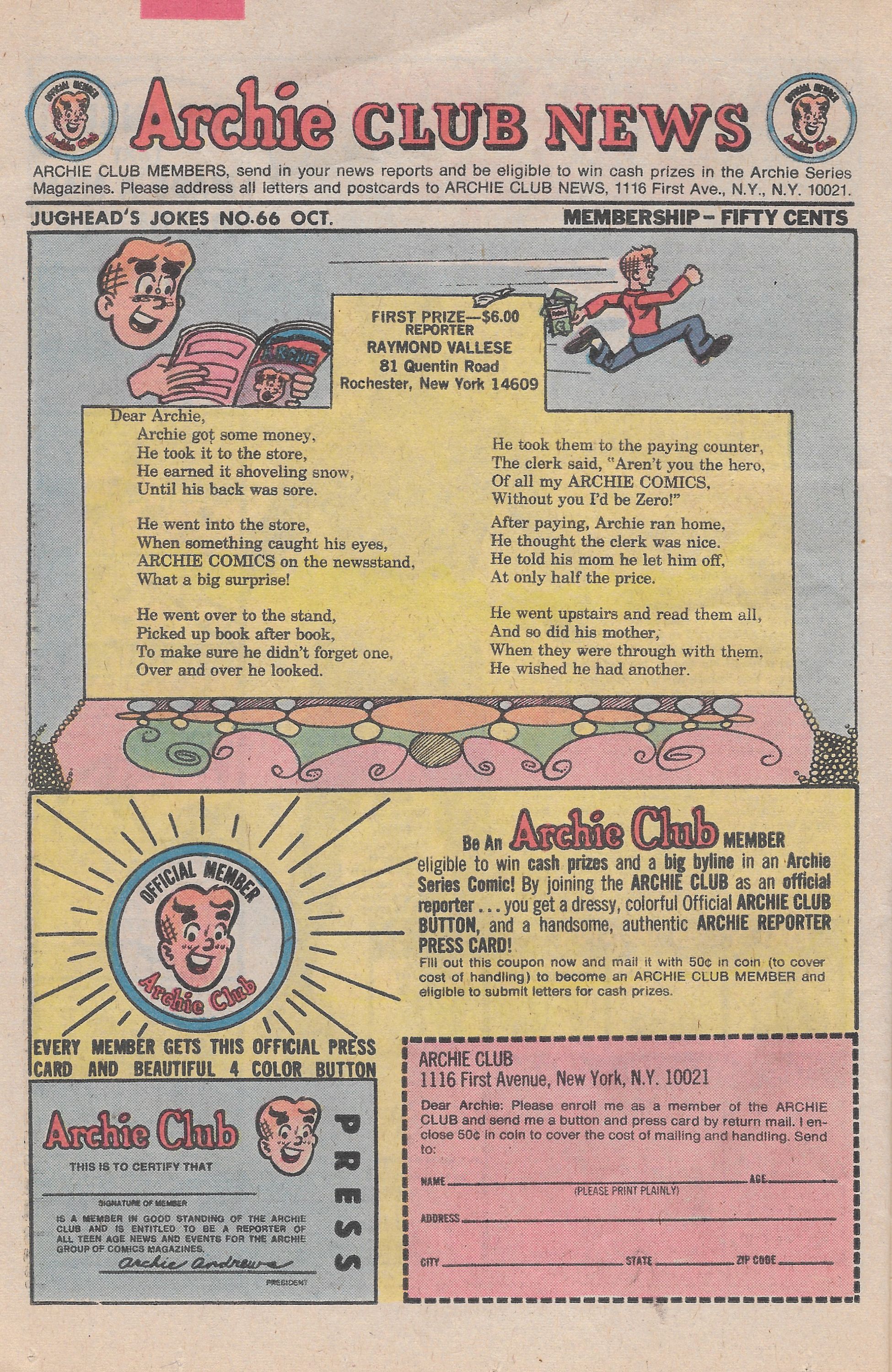 Read online Jughead's Jokes comic -  Issue #66 - 26