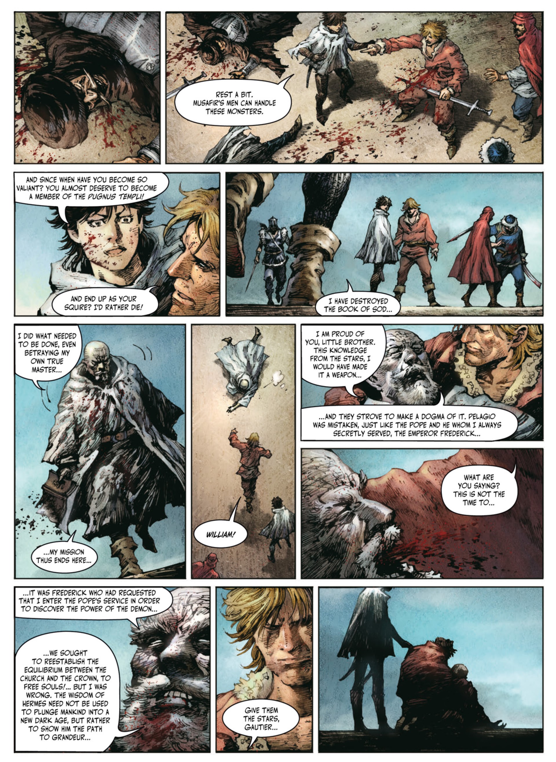 Read online Crusades comic -  Issue #3 - 56