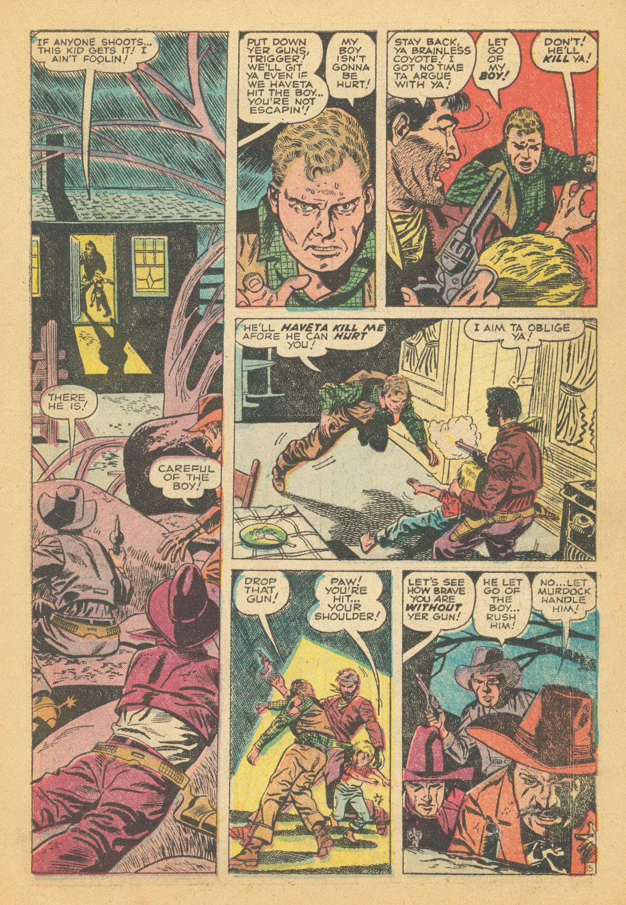 Read online Western Outlaws (1954) comic -  Issue #8 - 15