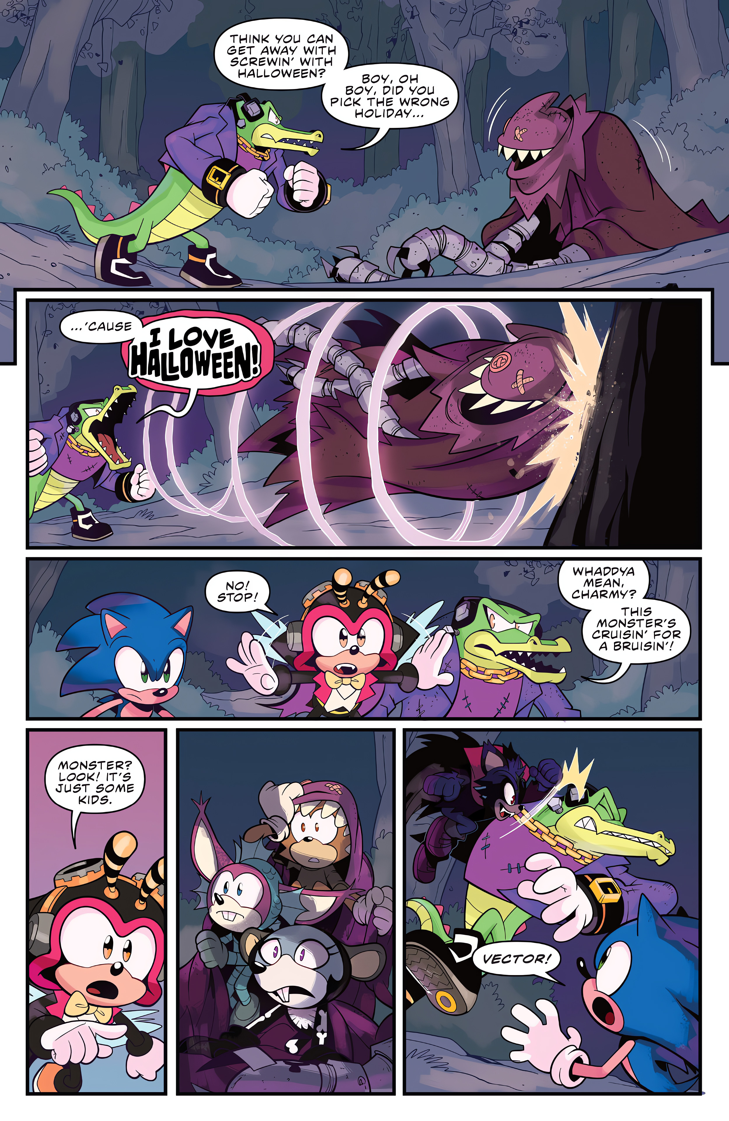 Read online Sonic the Hedgehog (2018) comic -  Issue # _Halloween Special - 18