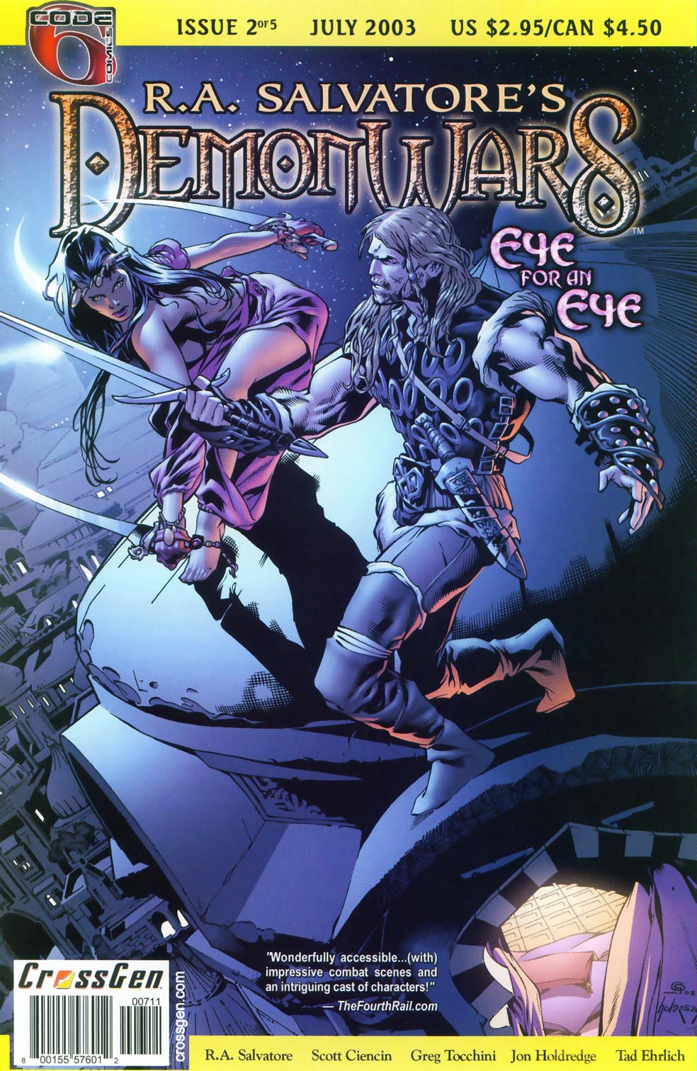 Read online R.A. Salvatore's DemonWars: Eye for an Eye comic -  Issue #2 - 1