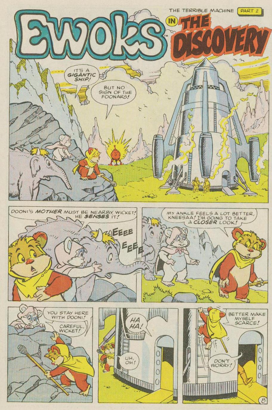 Read online Ewoks (1987) comic -  Issue #5 - 10