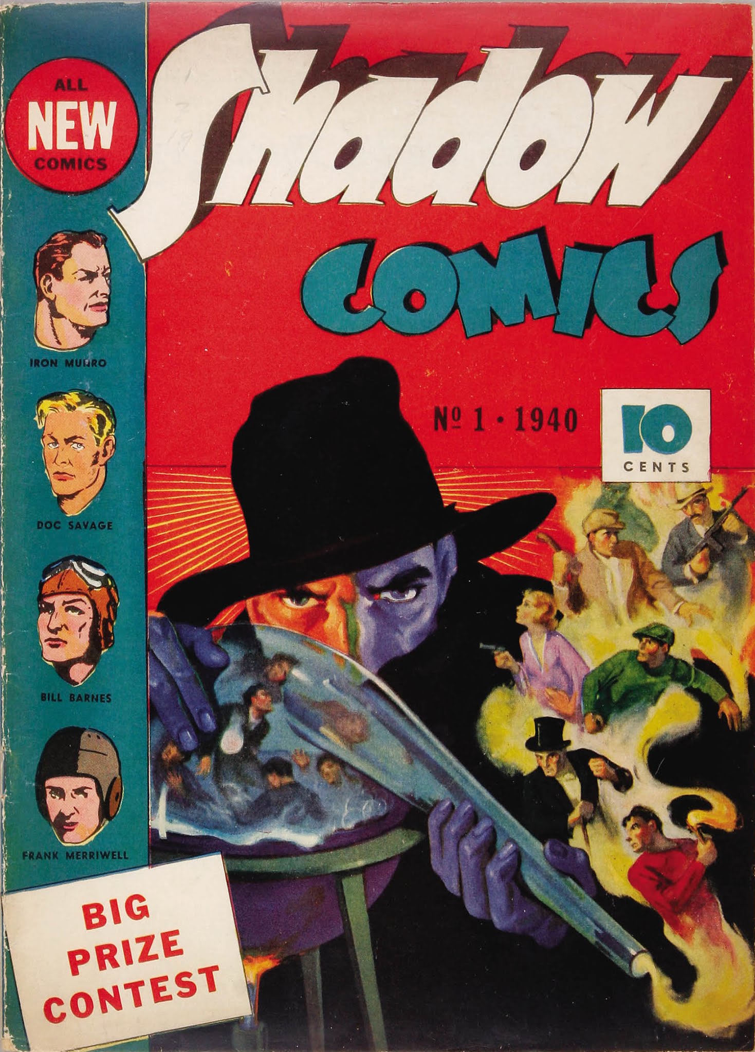 Read online Shadow Comics comic -  Issue #1 - 1