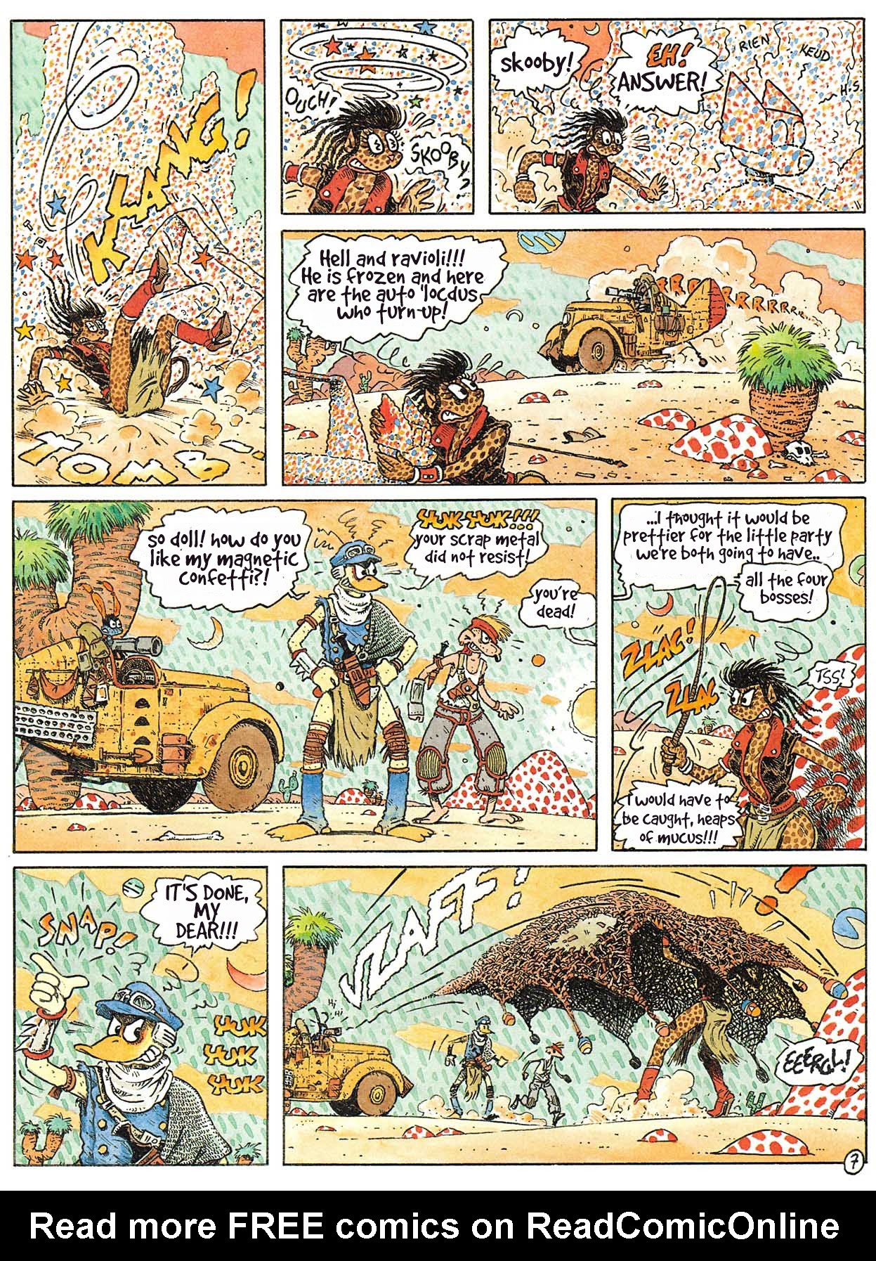 Read online Gazoline and the Red Planet comic -  Issue # Full - 10