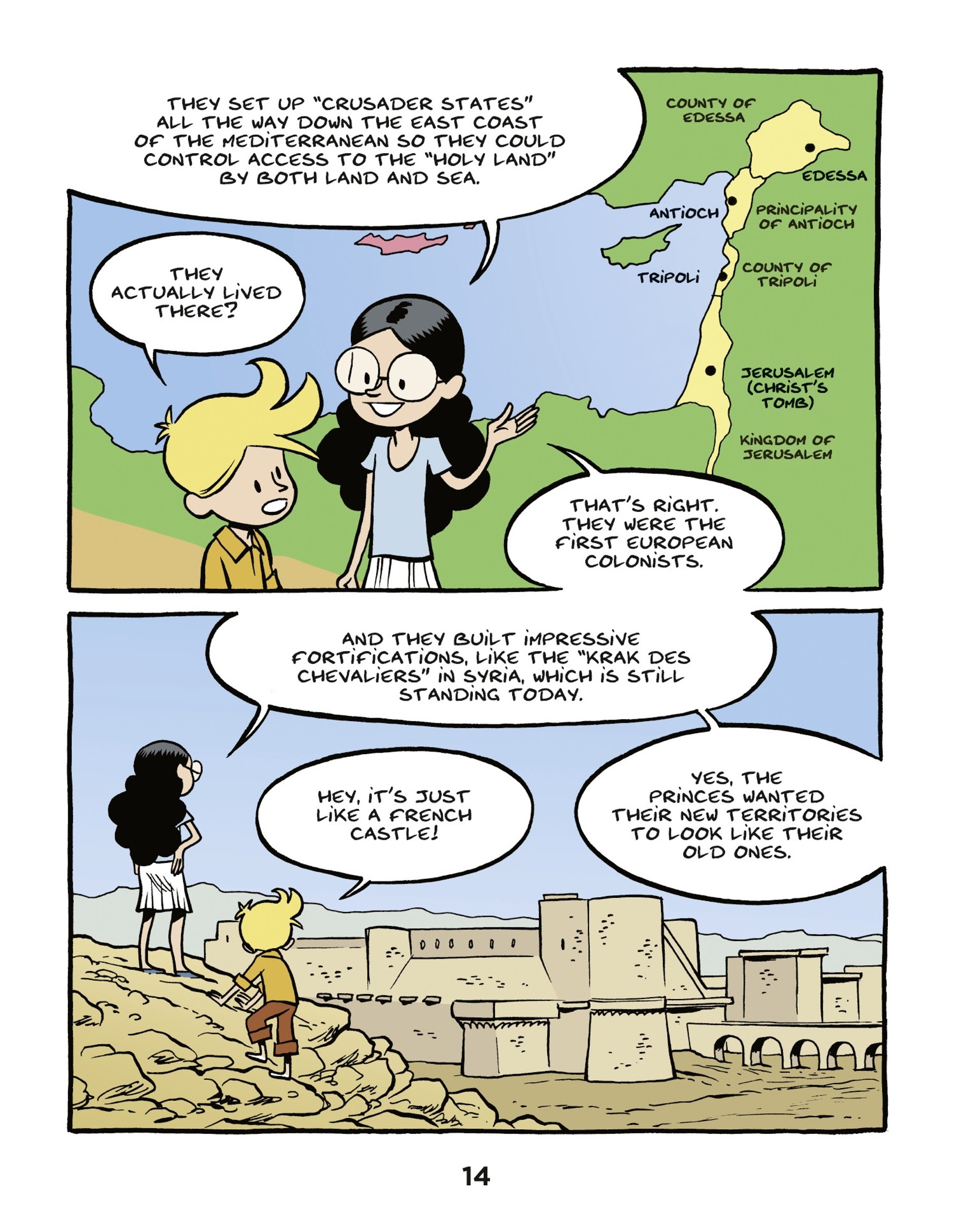 Read online On The History Trail With Ariane & Nino comic -  Issue #3 - 14