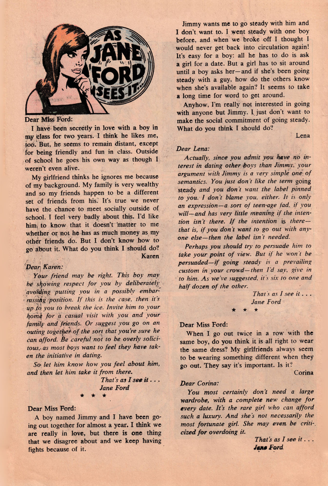 Read online Young Love (1963) comic -  Issue #62 - 18
