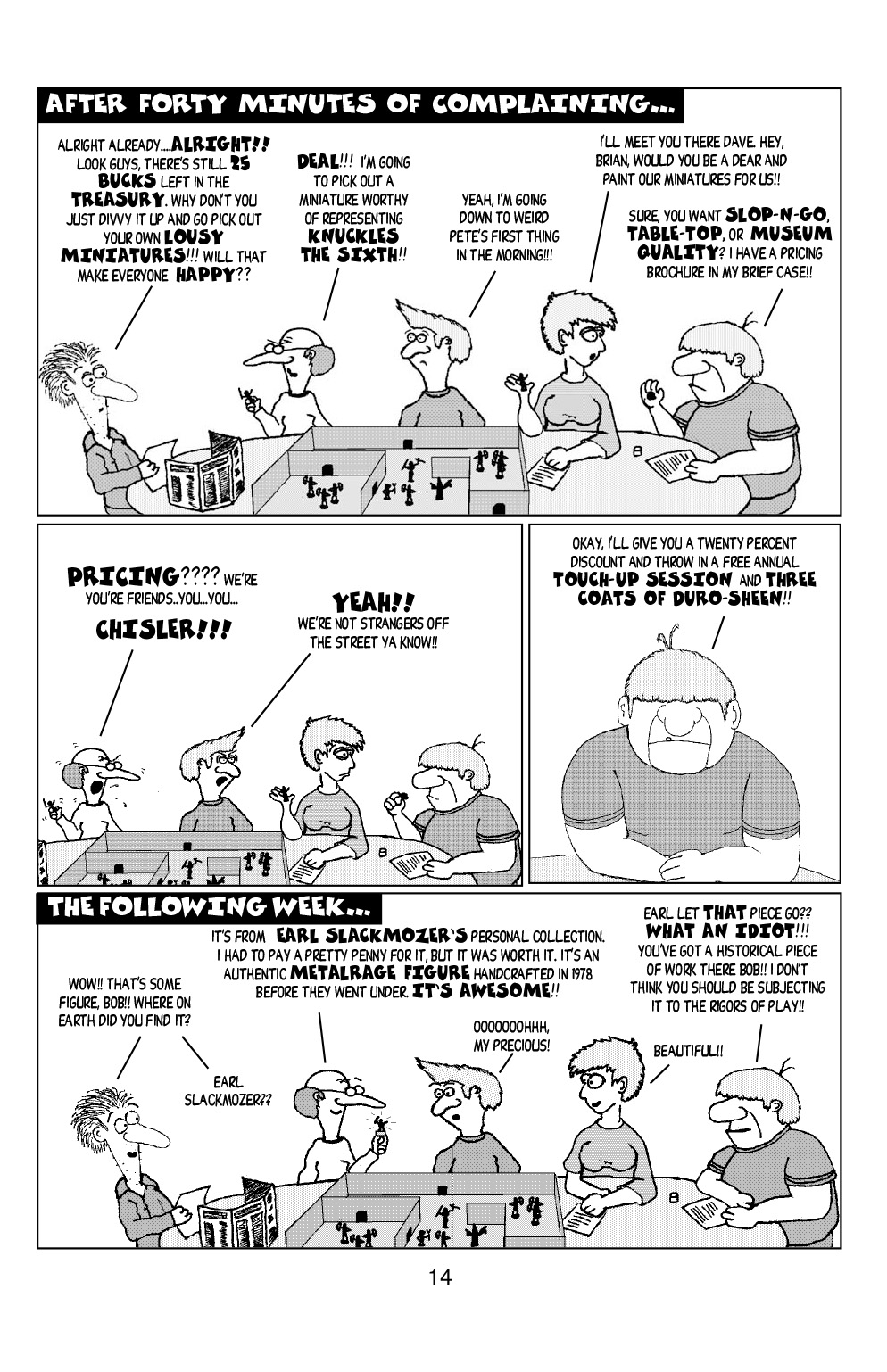 Read online Knights of the Dinner Table comic -  Issue #14 - 16