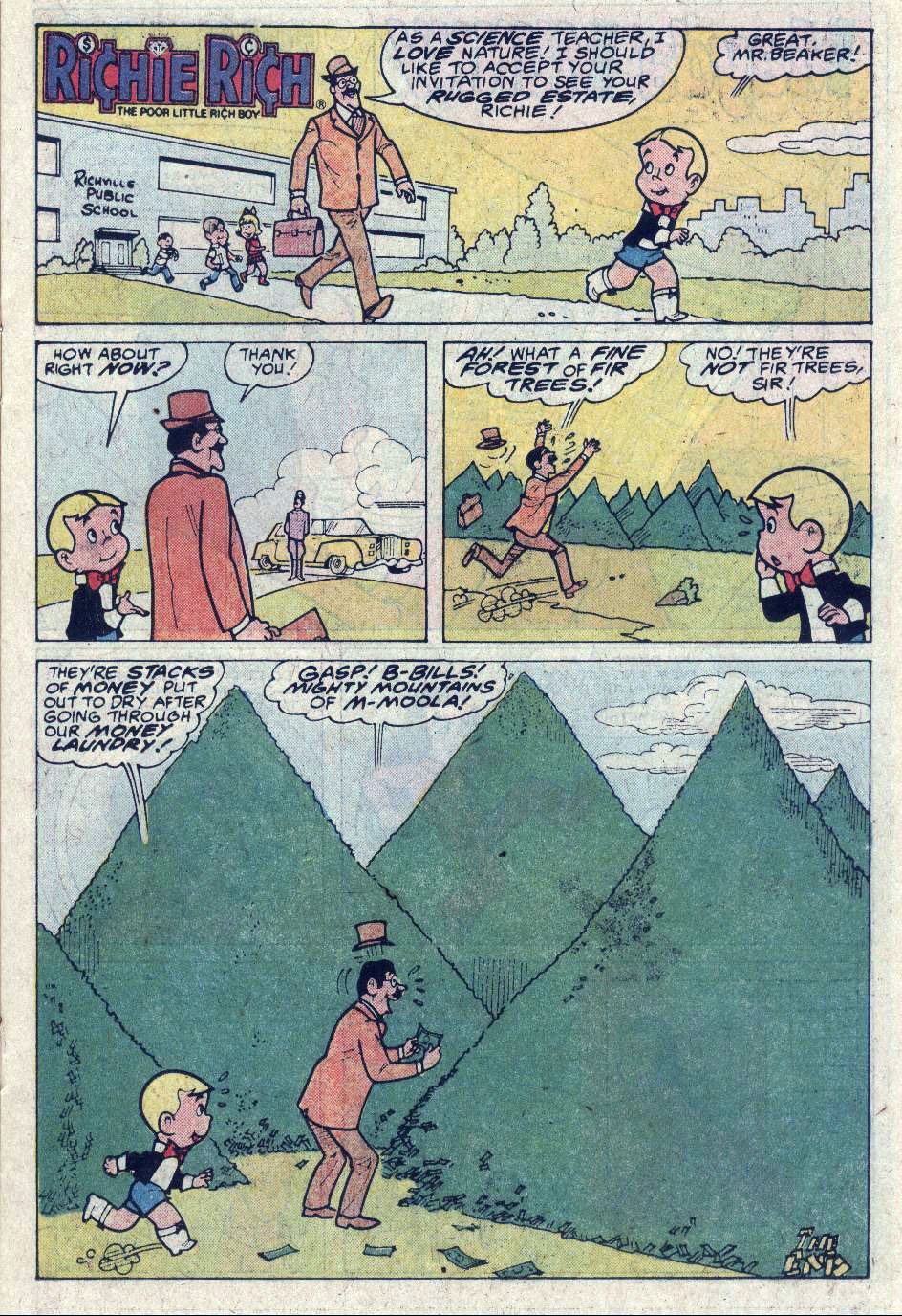 Read online Richie Rich And [...] comic -  Issue #10 - 11