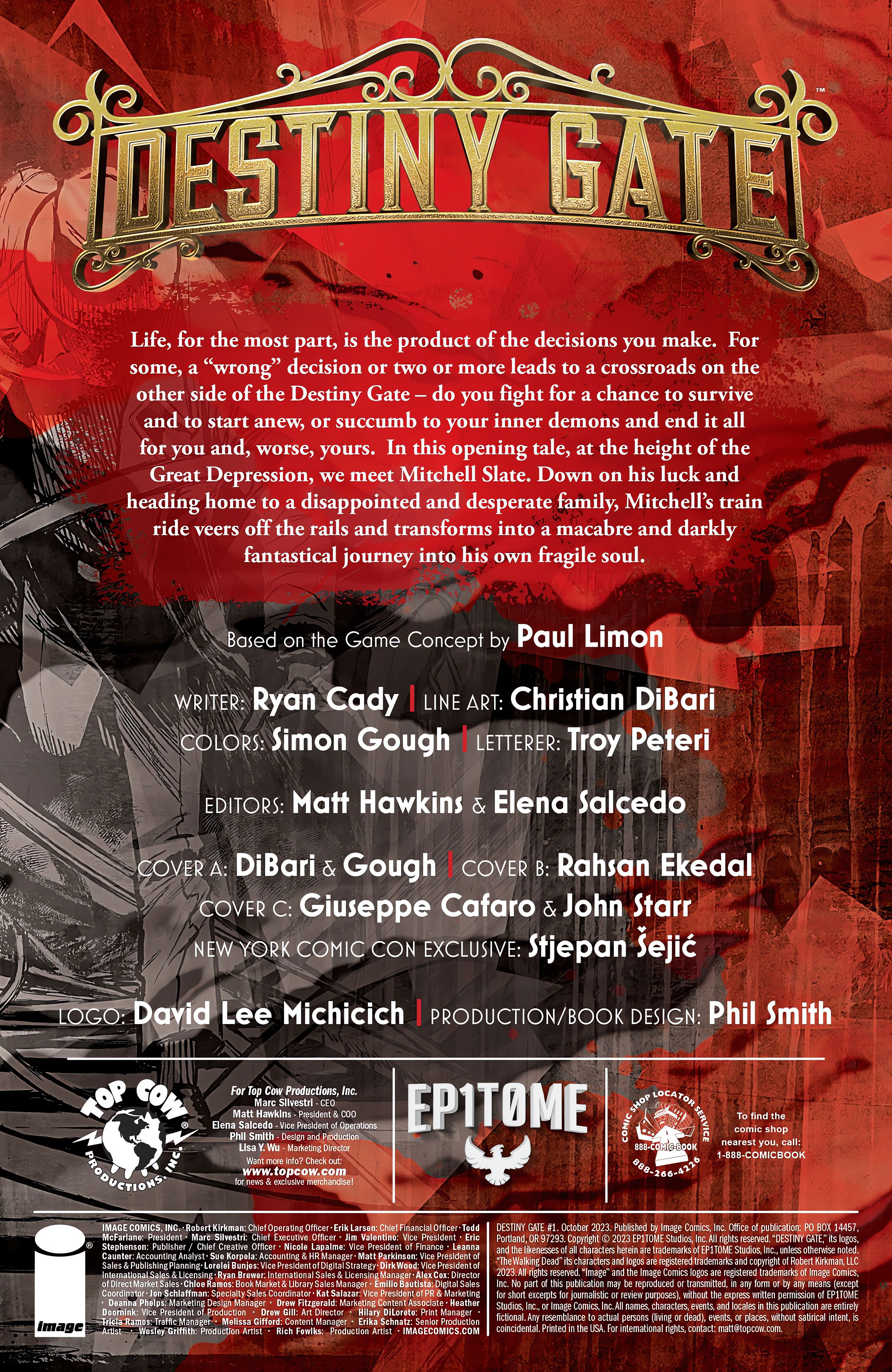 Read online Destiny Gate comic -  Issue #1 - 2