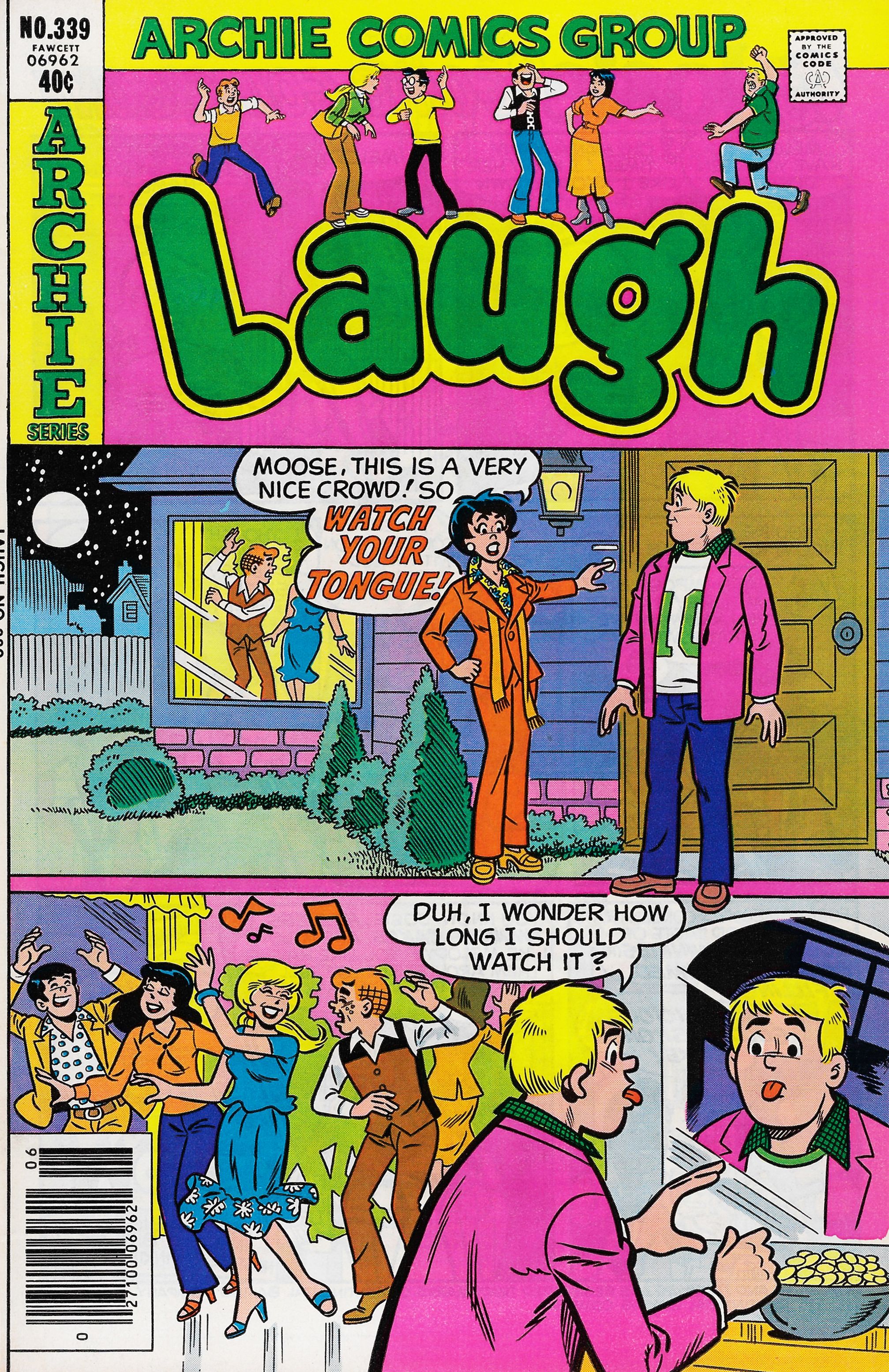 Read online Laugh (Comics) comic -  Issue #339 - 1