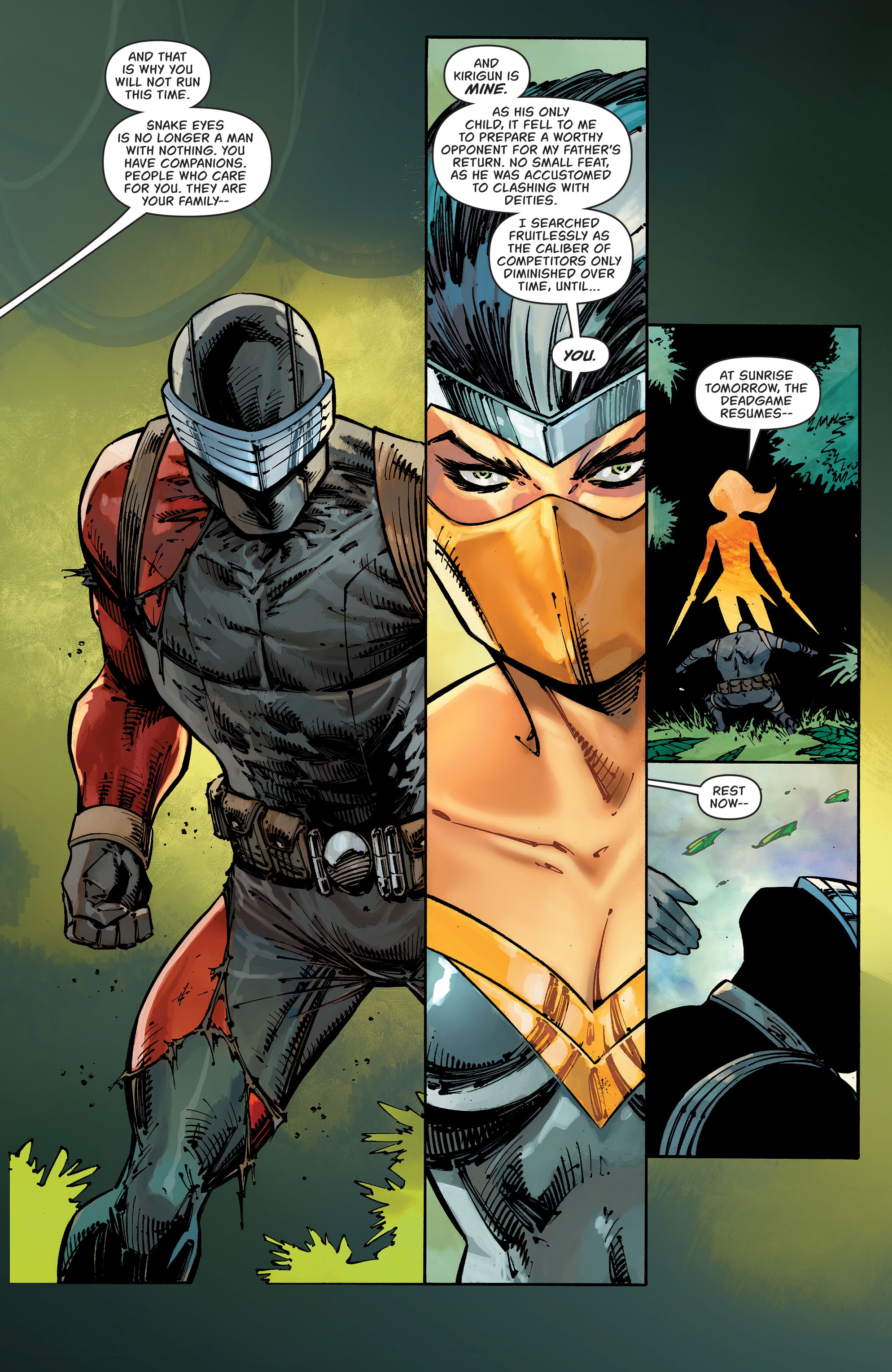 Read online Snake Eyes: Deadgame comic -  Issue #2 - 17