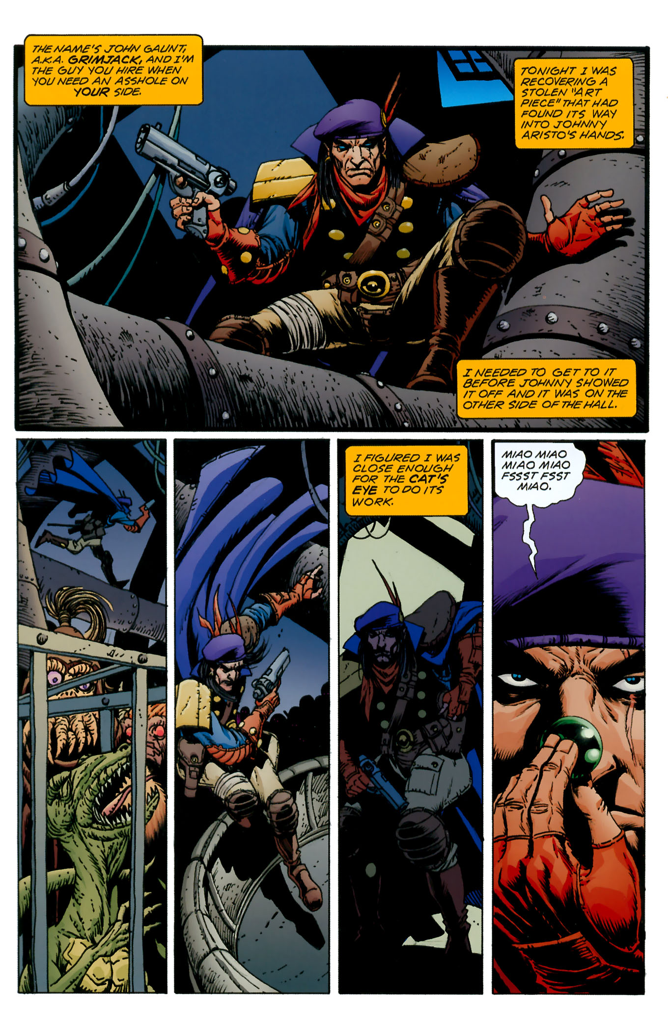 Read online GrimJack: The Manx Cat comic -  Issue #1 - 4