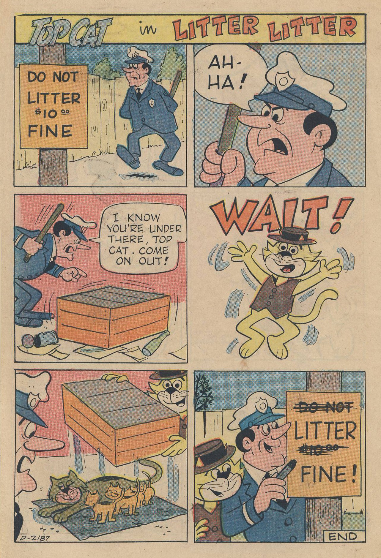 Read online Top Cat (1970) comic -  Issue #8 - 11