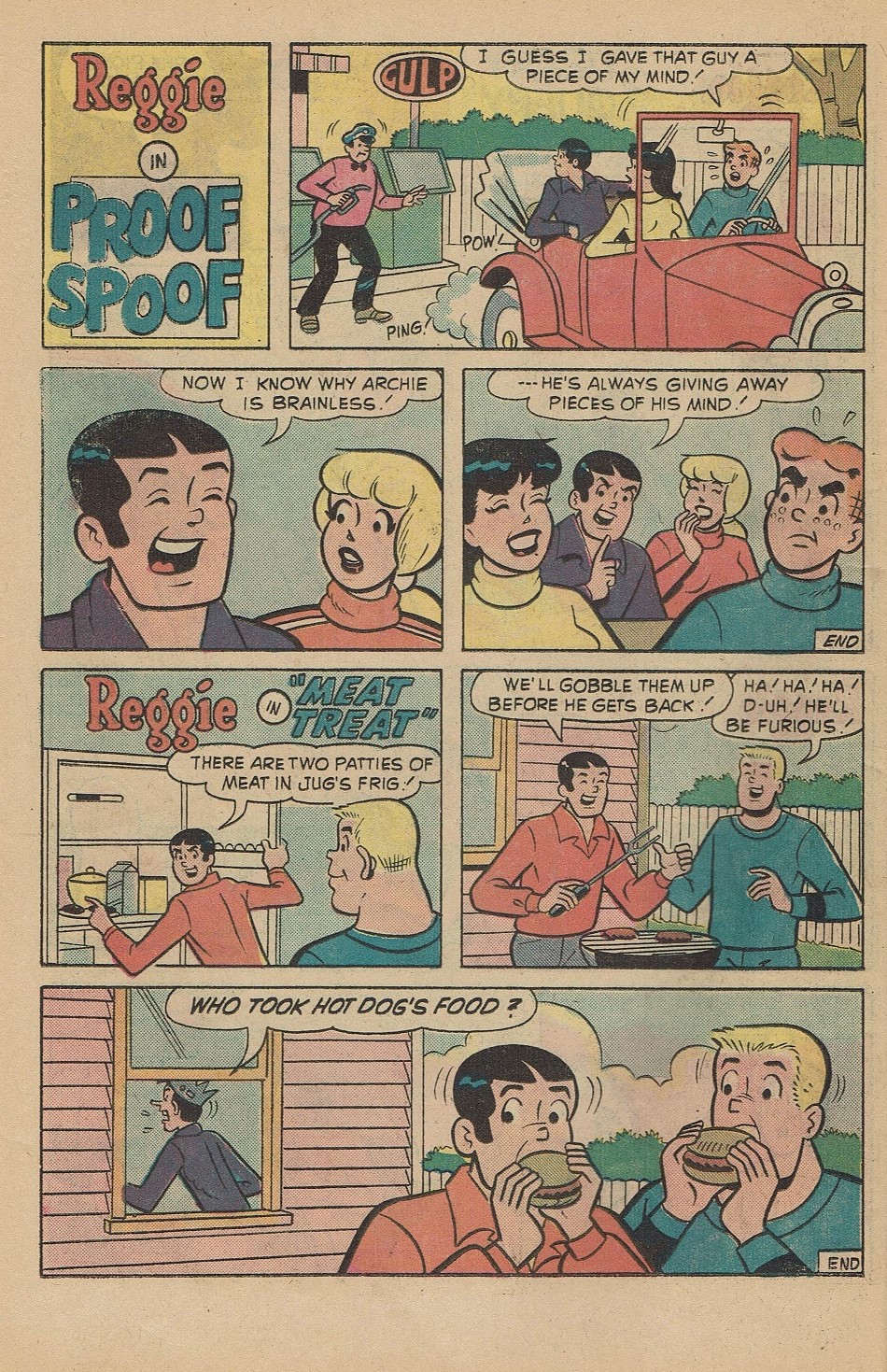 Read online Reggie's Wise Guy Jokes comic -  Issue #35 - 22