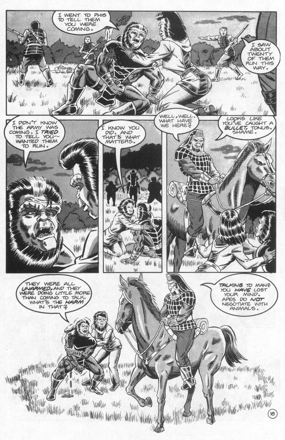 Read online Planet of the Apes: Blood of the Apes comic -  Issue #4 - 19