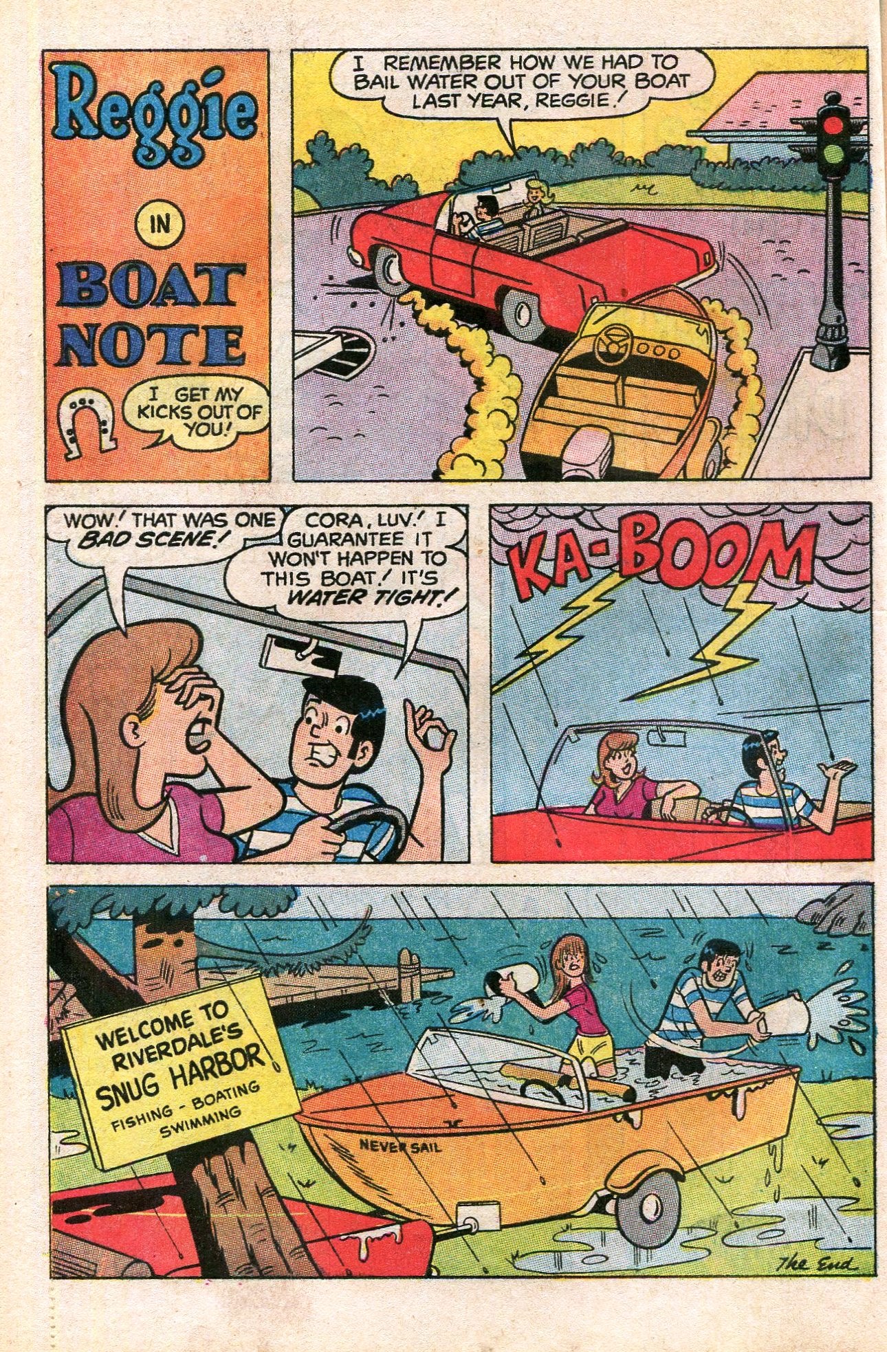 Read online Reggie's Wise Guy Jokes comic -  Issue #9 - 34