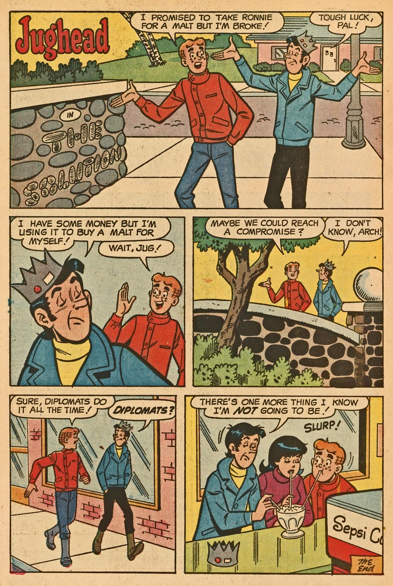 Read online Jughead's Jokes comic -  Issue #28 - 28