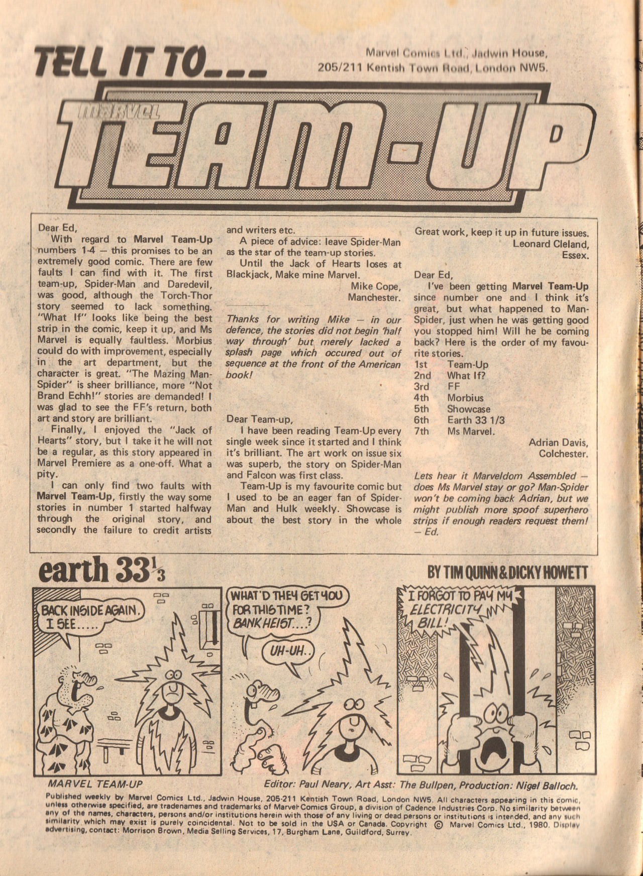 Read online Marvel Team-Up (1980) comic -  Issue #10 - 2