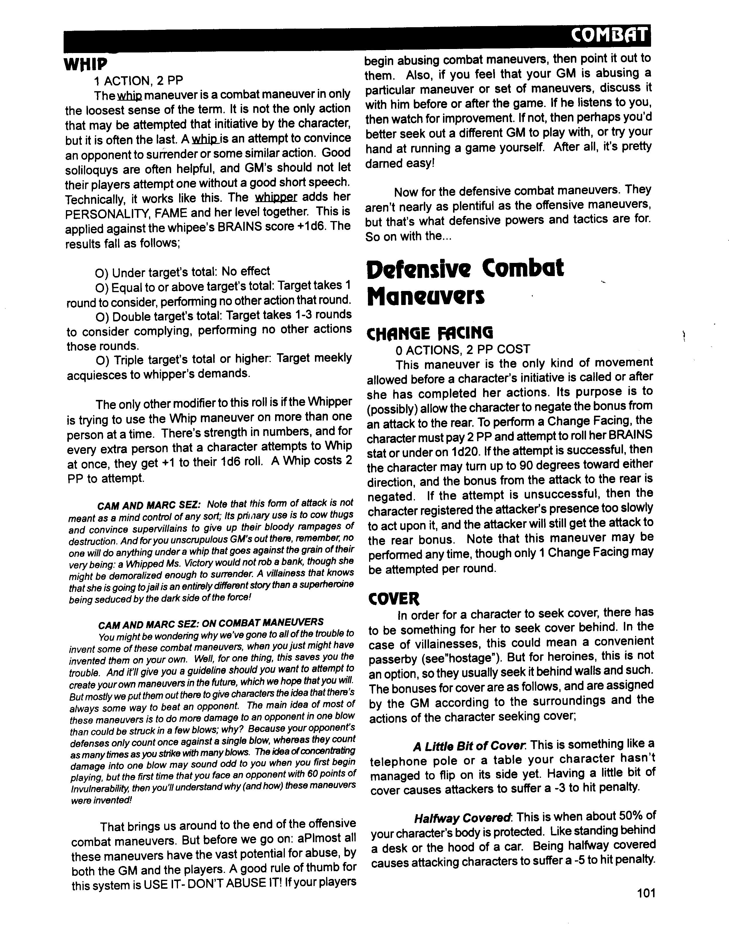 Read online Superbabes: The Femforce Role-Playing Game comic -  Issue # TPB - 103