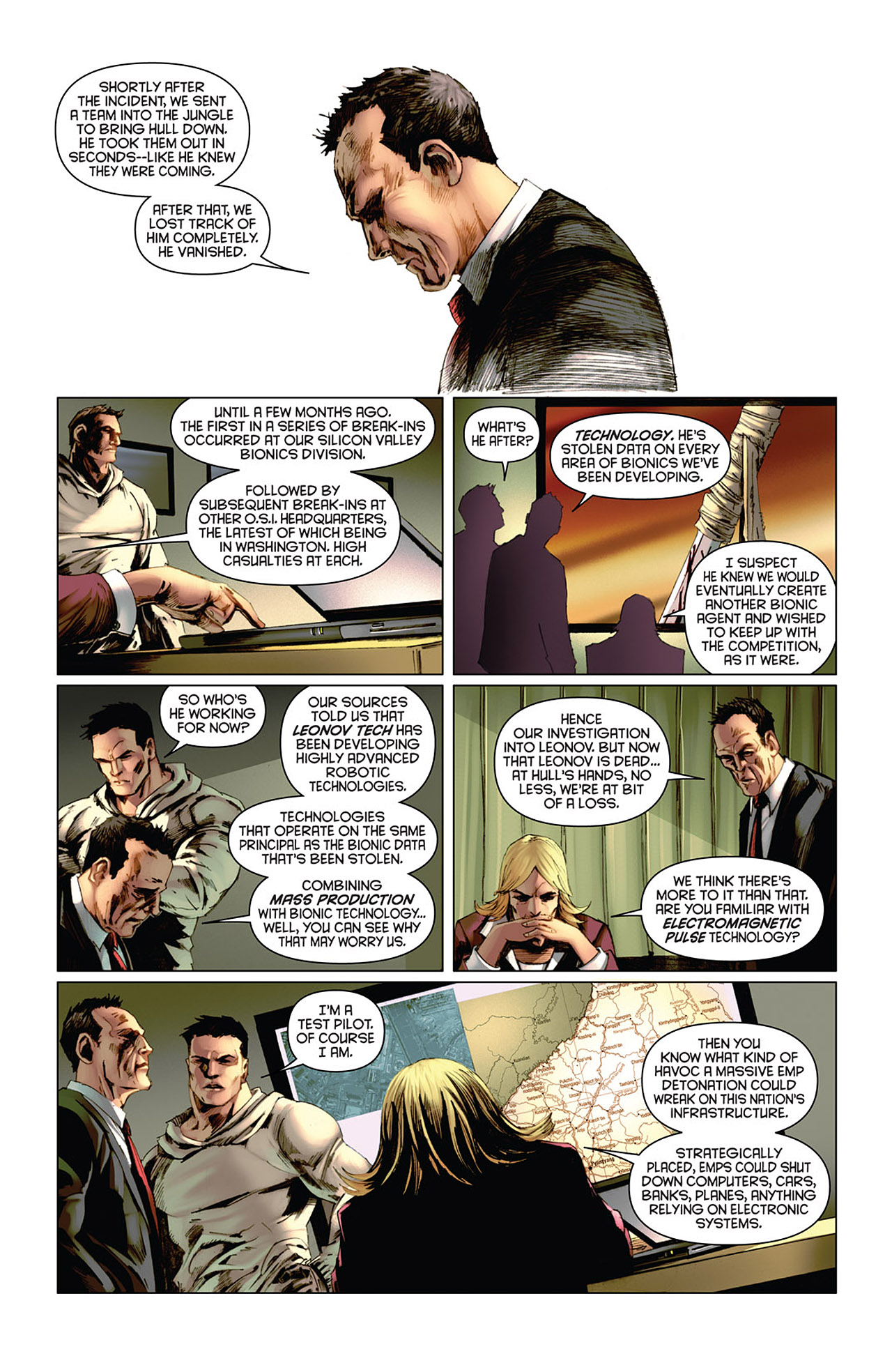 Read online Bionic Man comic -  Issue #7 - 21