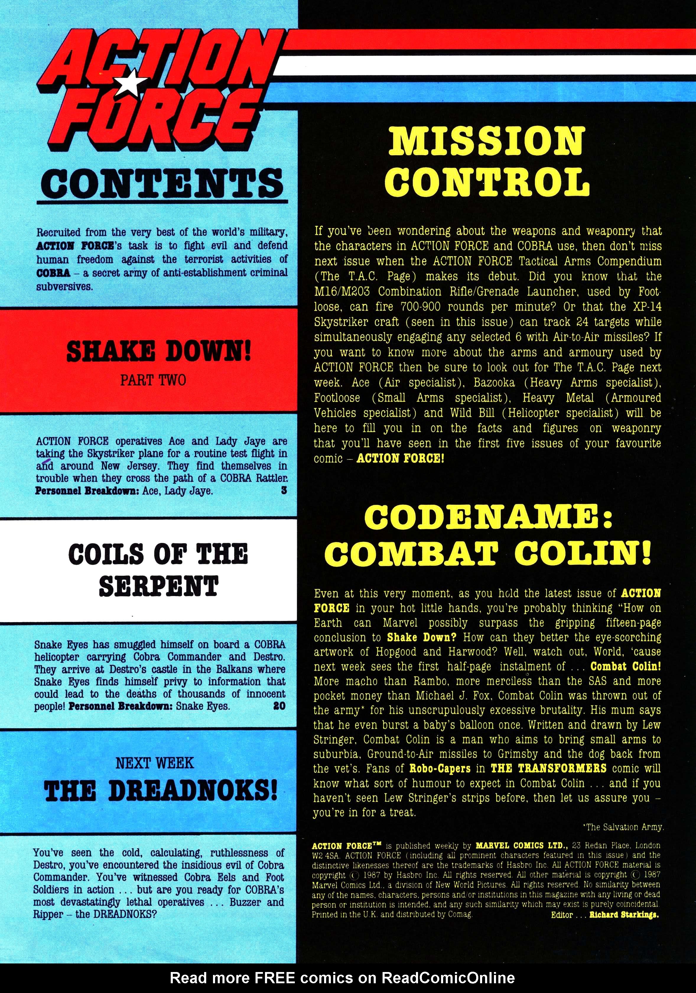 Read online Action Force comic -  Issue #4 - 2