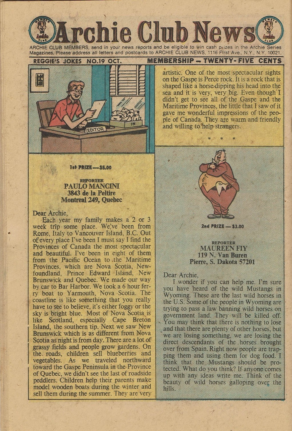 Read online Reggie's Wise Guy Jokes comic -  Issue #19 - 26