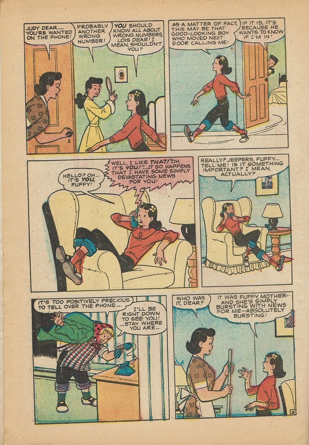 Read online Junior Miss (1947) comic -  Issue #38 - 4