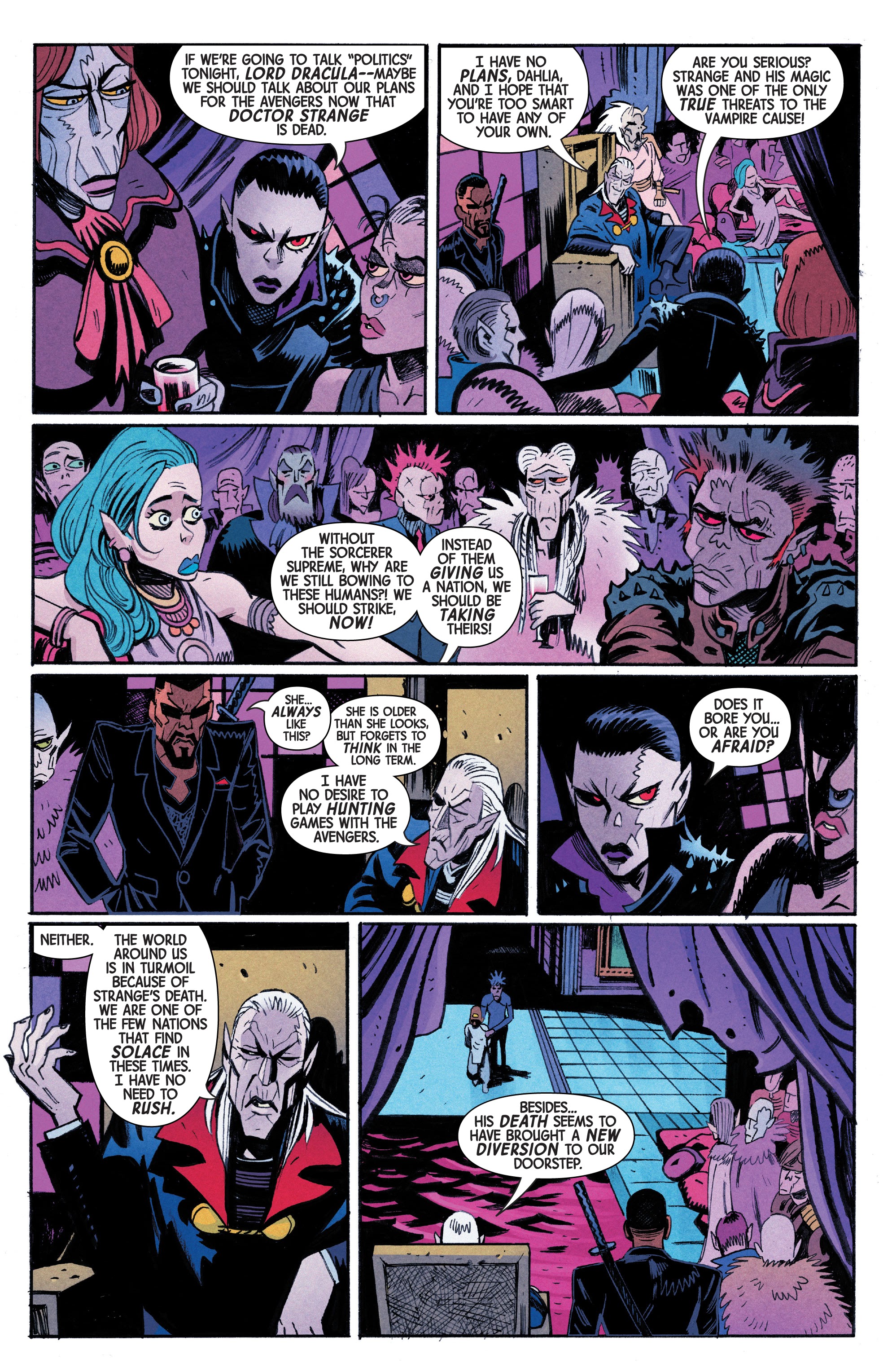 Read online Death of Doctor Strange: One-Shots comic -  Issue # Blade - 14