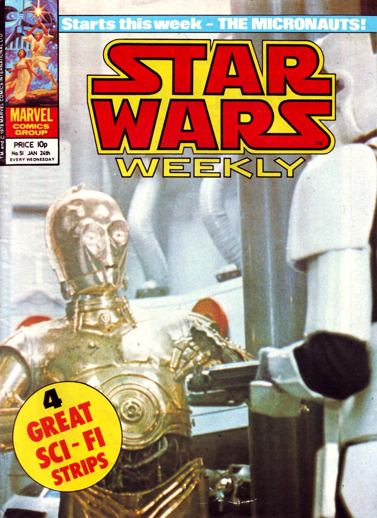 Read online Star Wars Weekly comic -  Issue #51 - 1