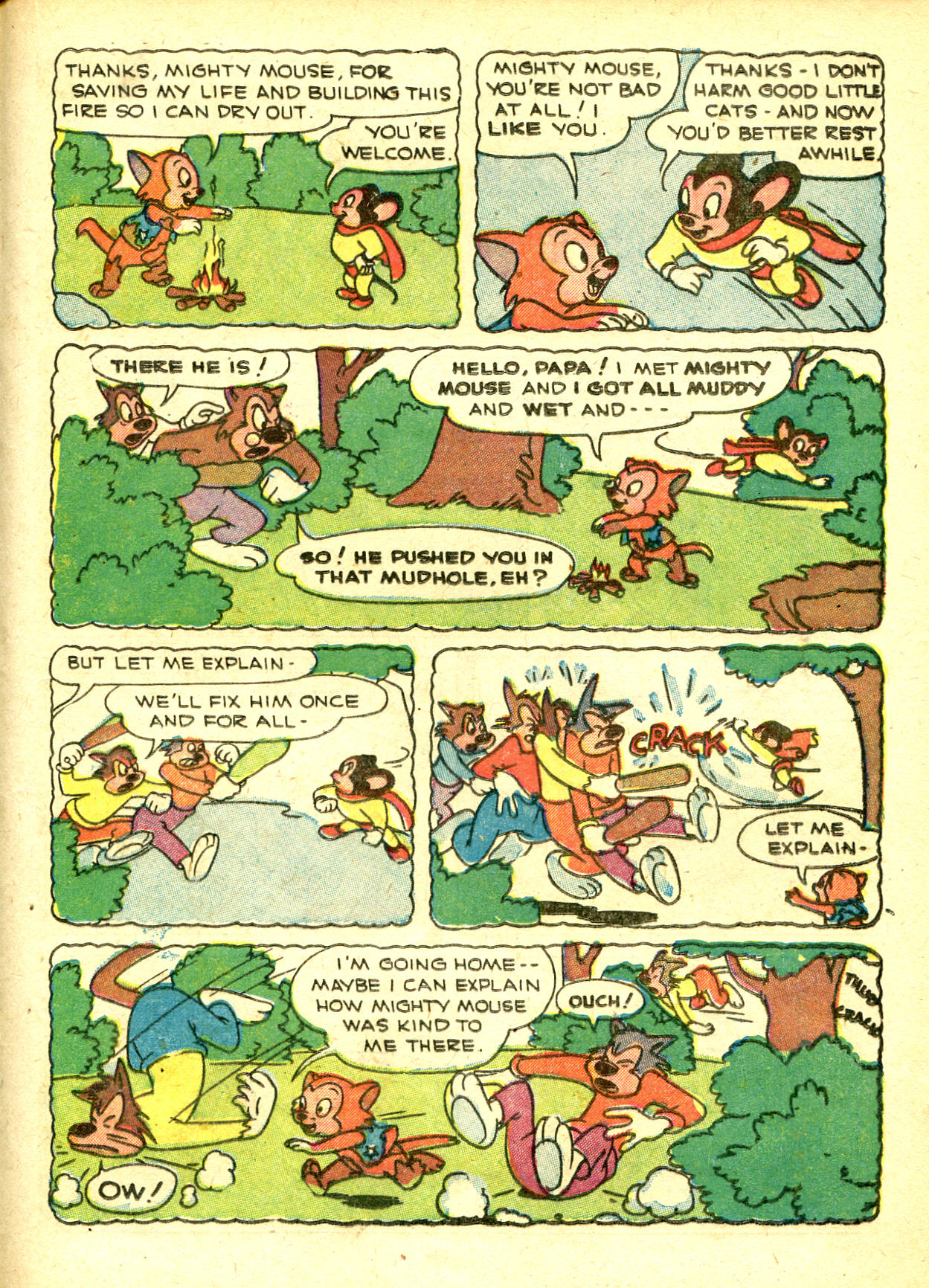 Read online Paul Terry's Mighty Mouse Comics comic -  Issue #30 - 21