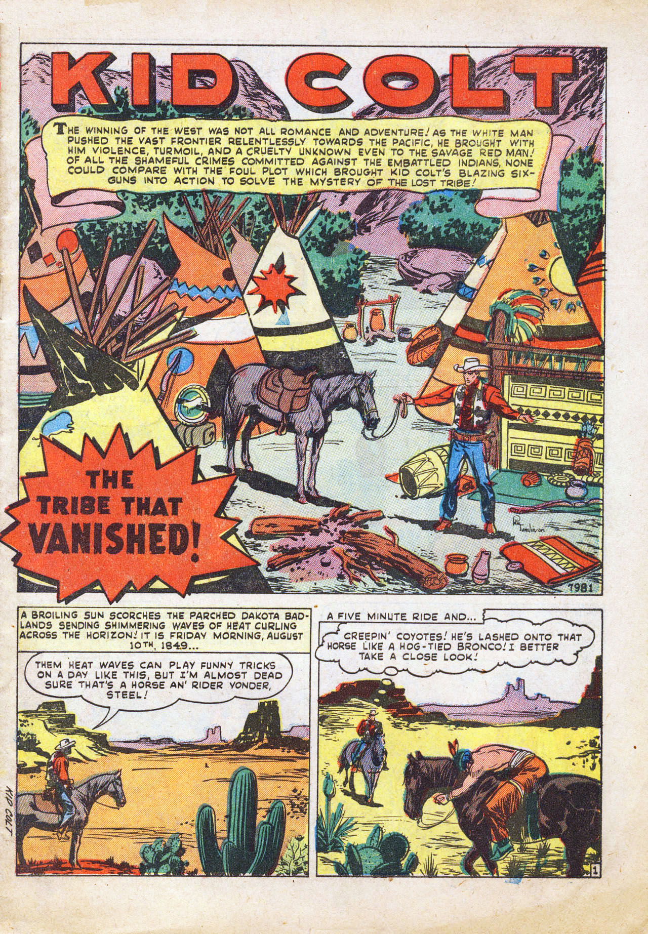 Read online Kid Colt Outlaw comic -  Issue #14 - 2