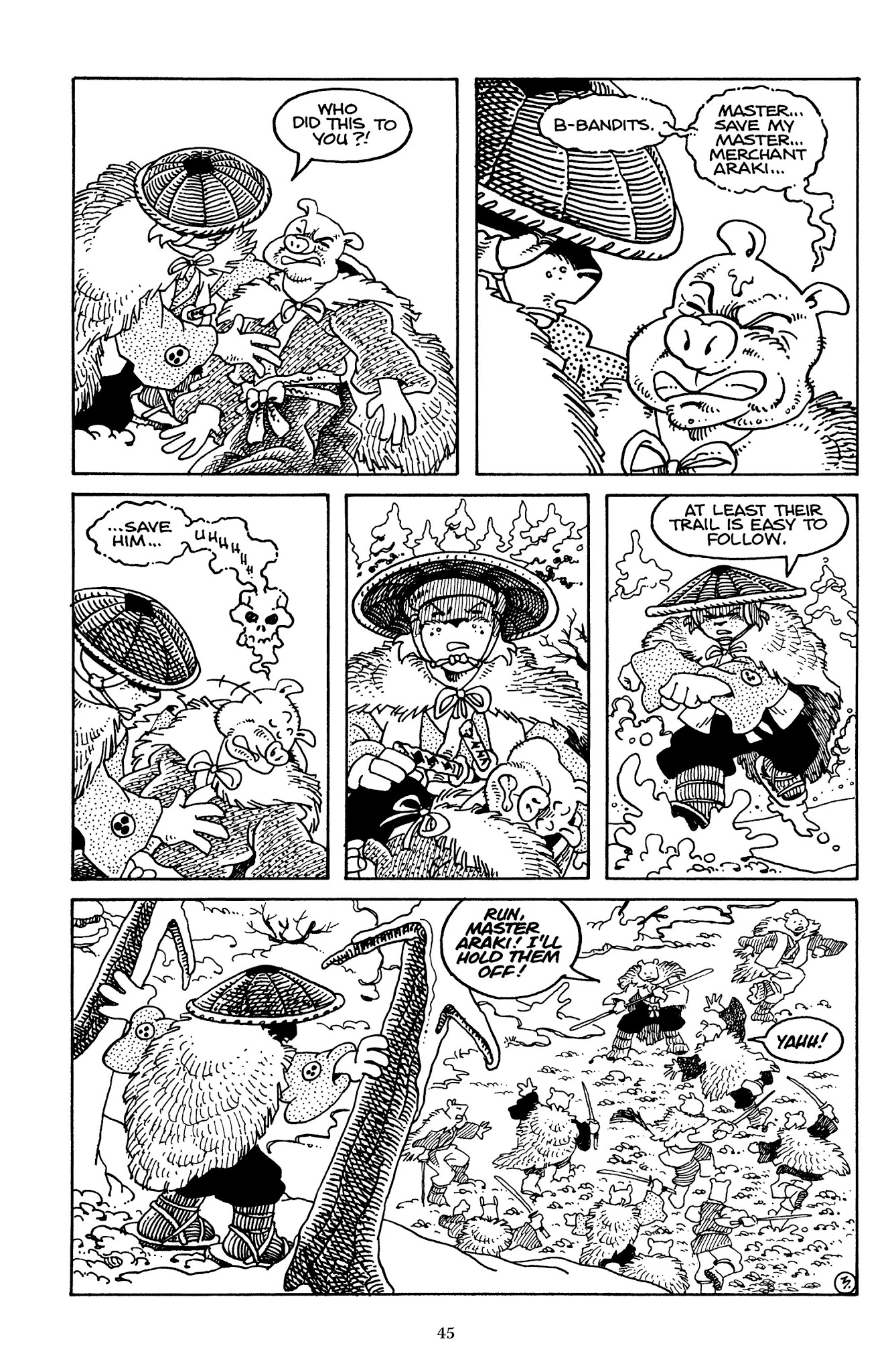 Read online The Usagi Yojimbo Saga comic -  Issue # TPB 2 - 45