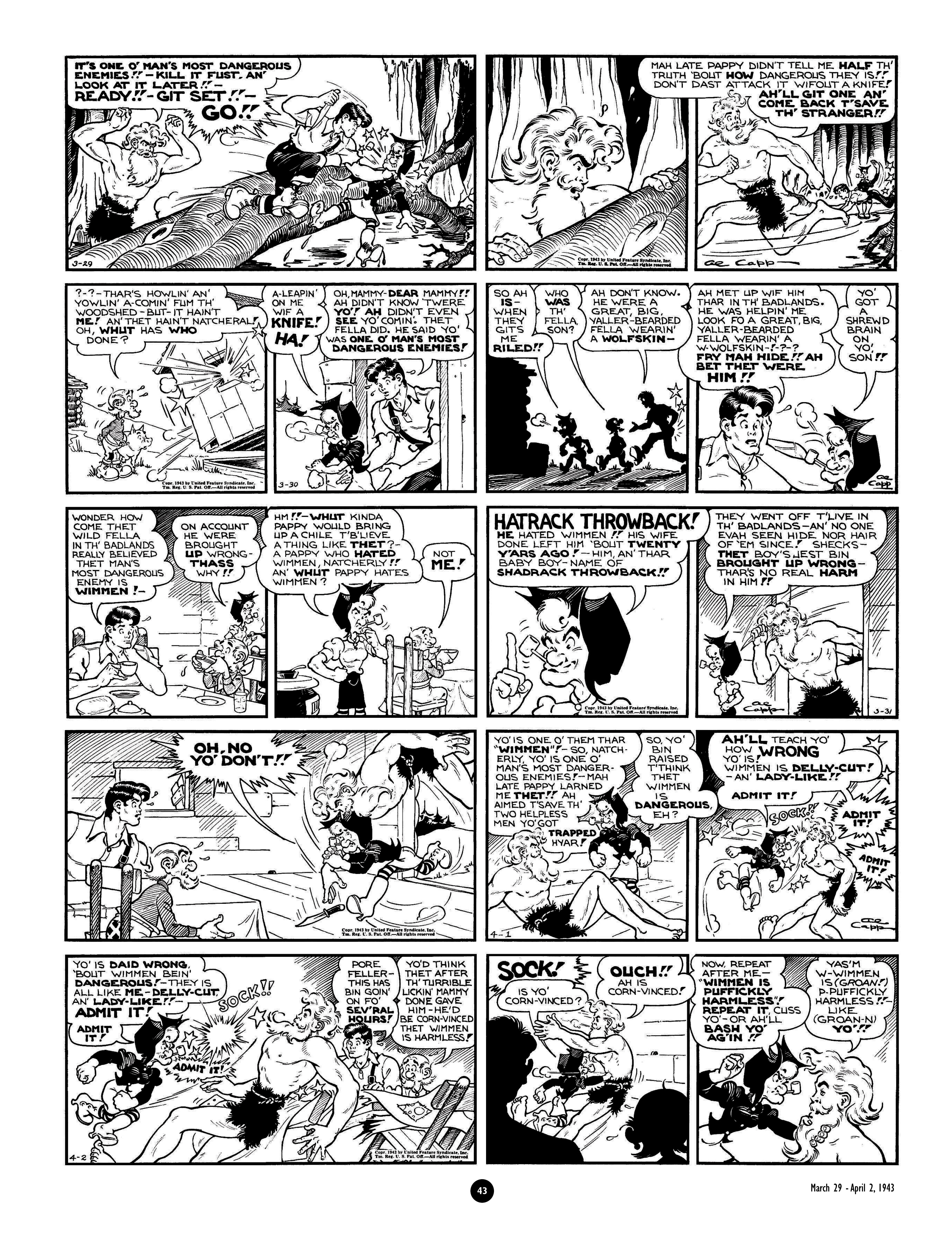 Read online Al Capp's Li'l Abner Complete Daily & Color Sunday Comics comic -  Issue # TPB 5 (Part 1) - 44