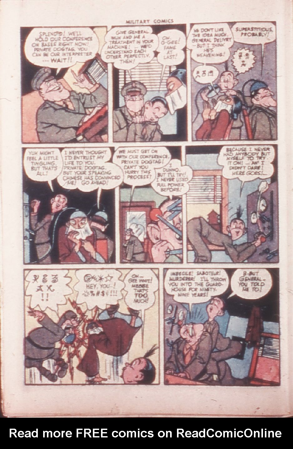 Read online Military Comics comic -  Issue #32 - 36