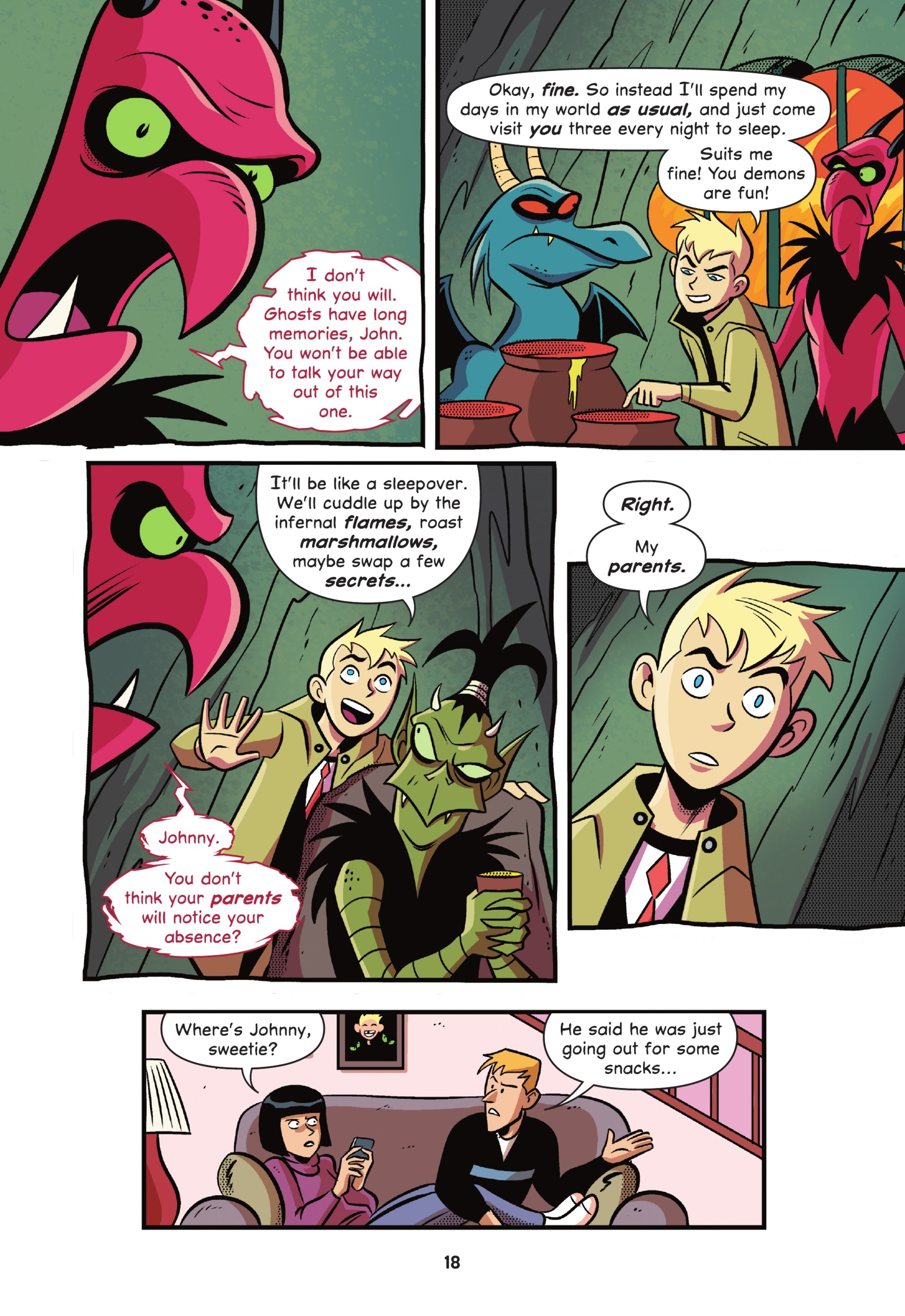 Read online The Mystery of the Meanest Teacher: A Johnny Constantine Graphic Novel comic -  Issue # TPB (Part 1) - 17