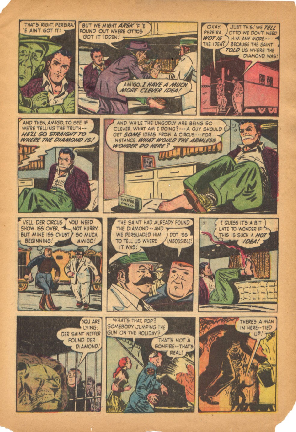 Read online The Saint (1947) comic -  Issue #12 - 13