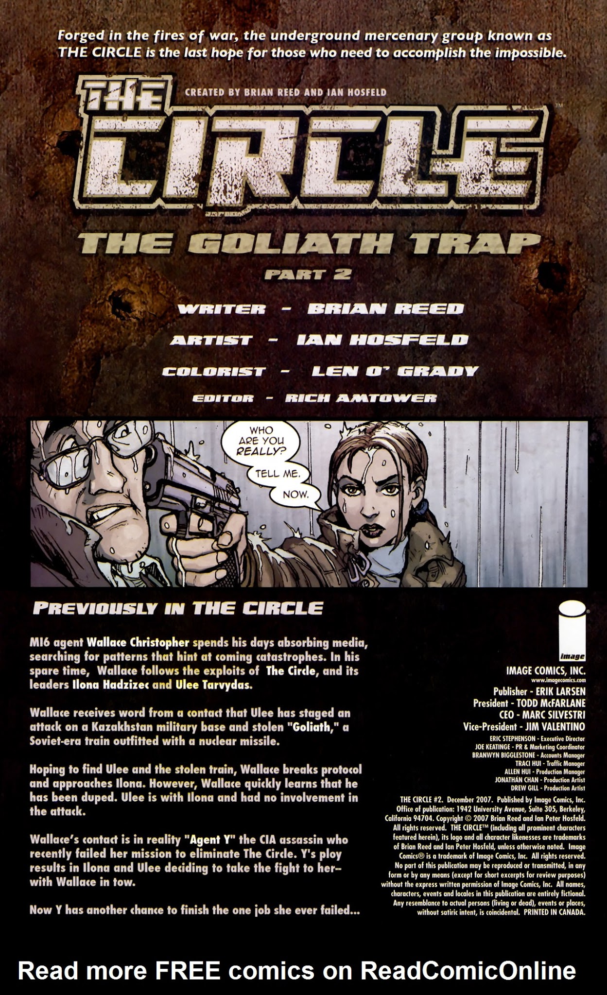 Read online The Circle (2007) comic -  Issue #2 - 2