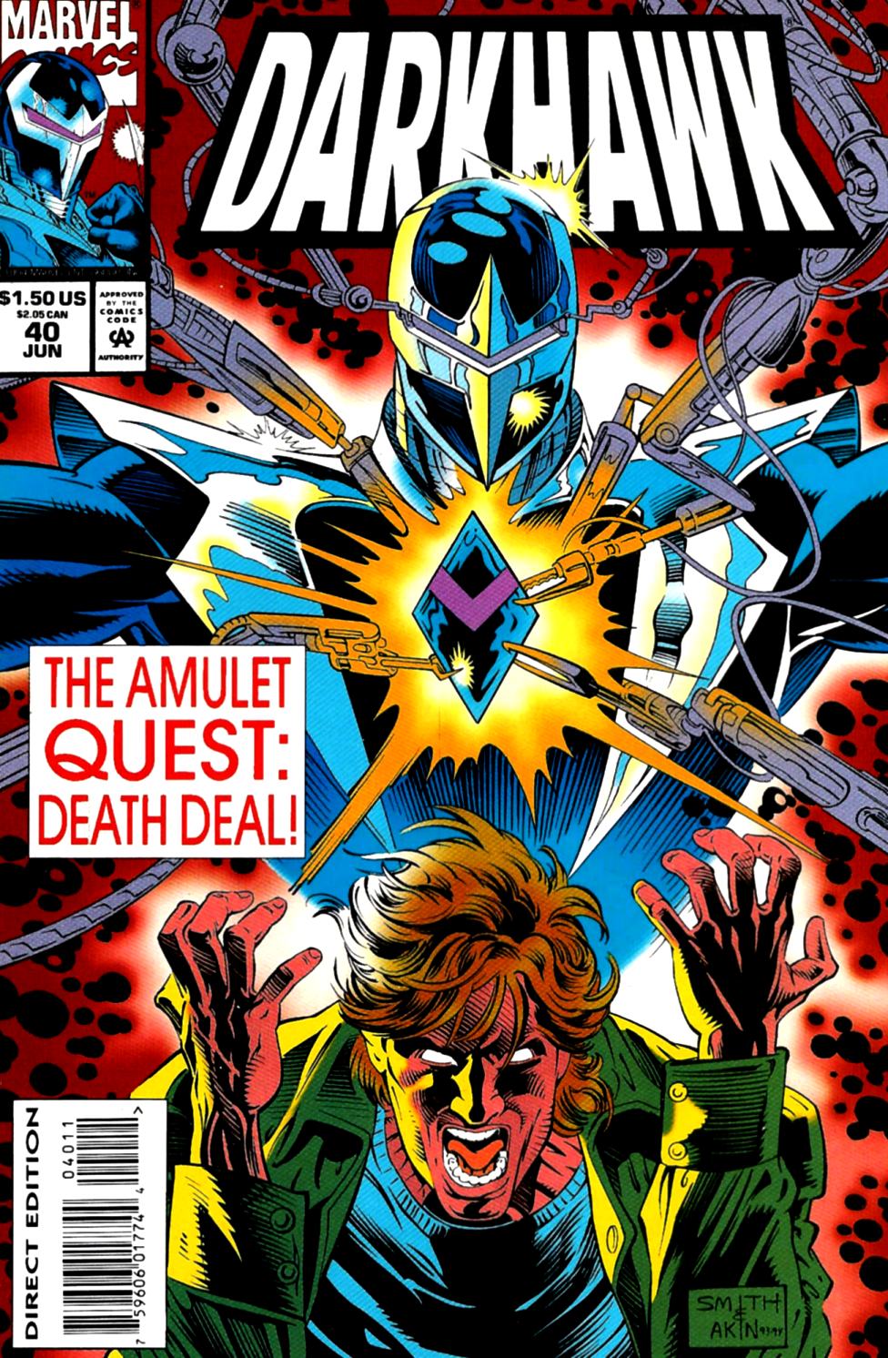 Read online Darkhawk (1991) comic -  Issue #40 - 1