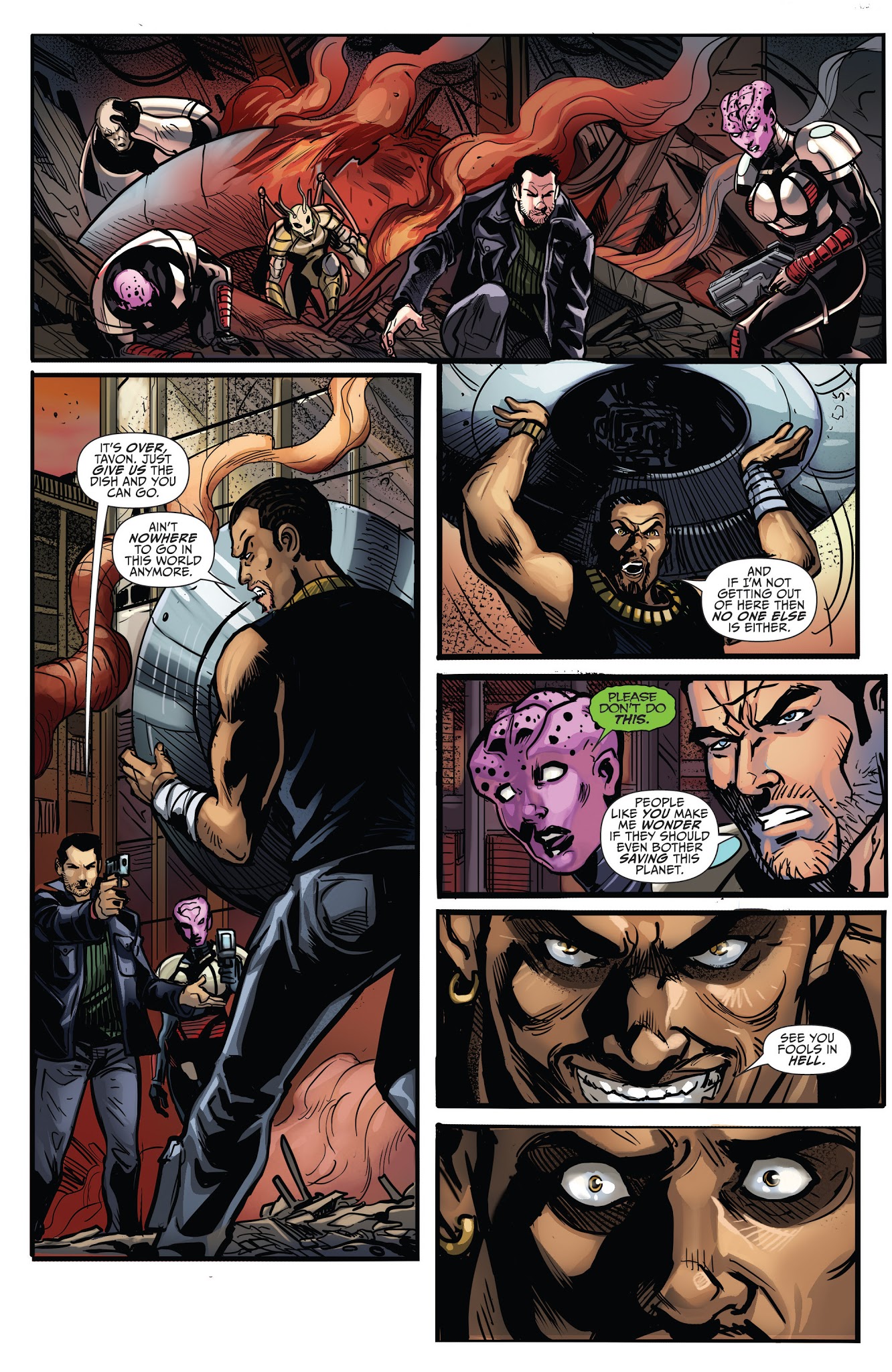 Read online Aliens vs. Zombies comic -  Issue #4 - 22