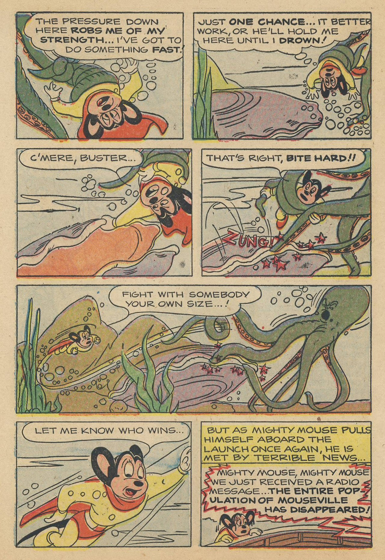 Read online Paul Terry's Mighty Mouse Comics comic -  Issue #45 - 10